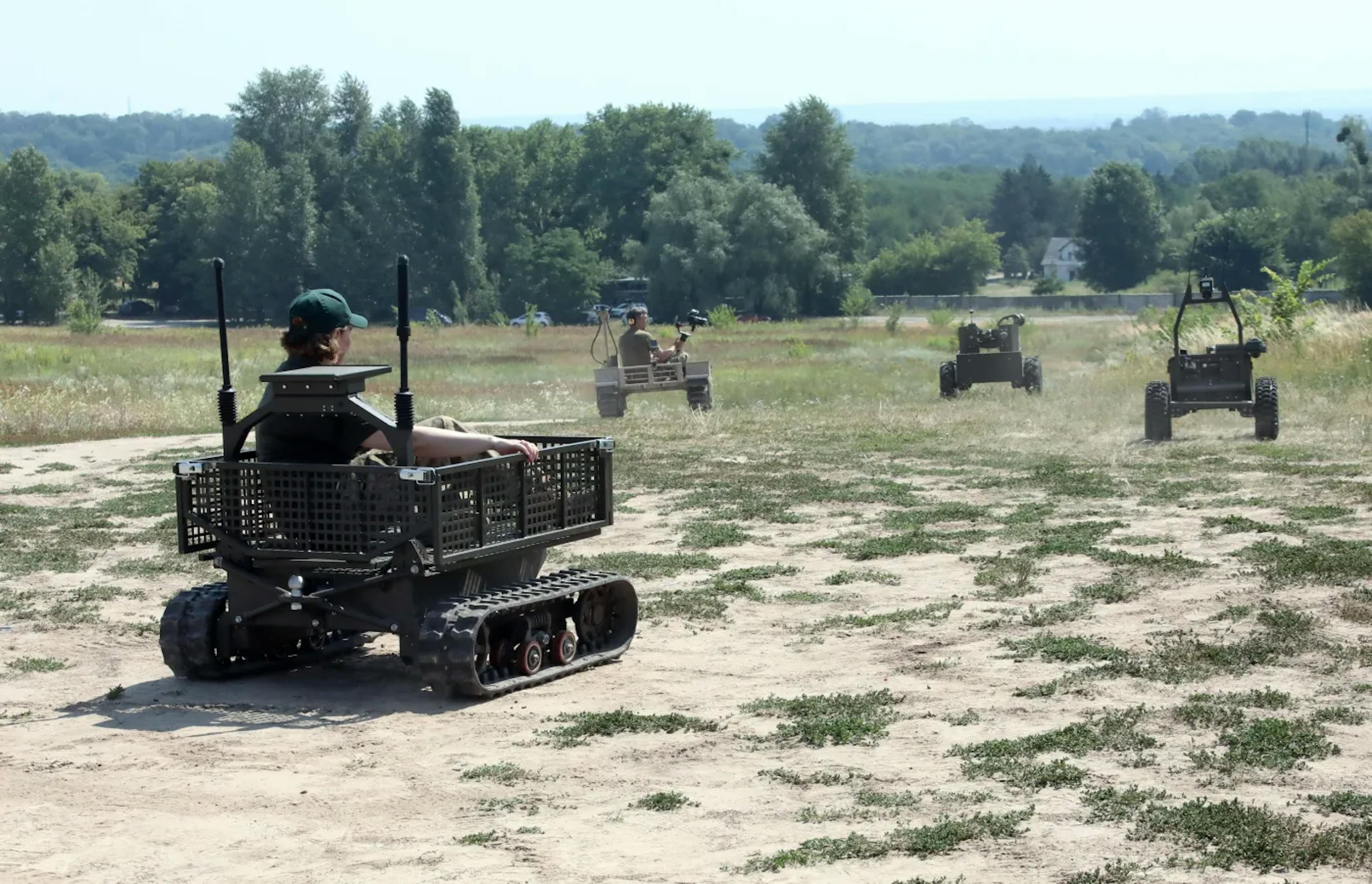 featured image - Unmanned Ground Vehicles Step In Where Medics Can’t on Ukraine’s Frontlines