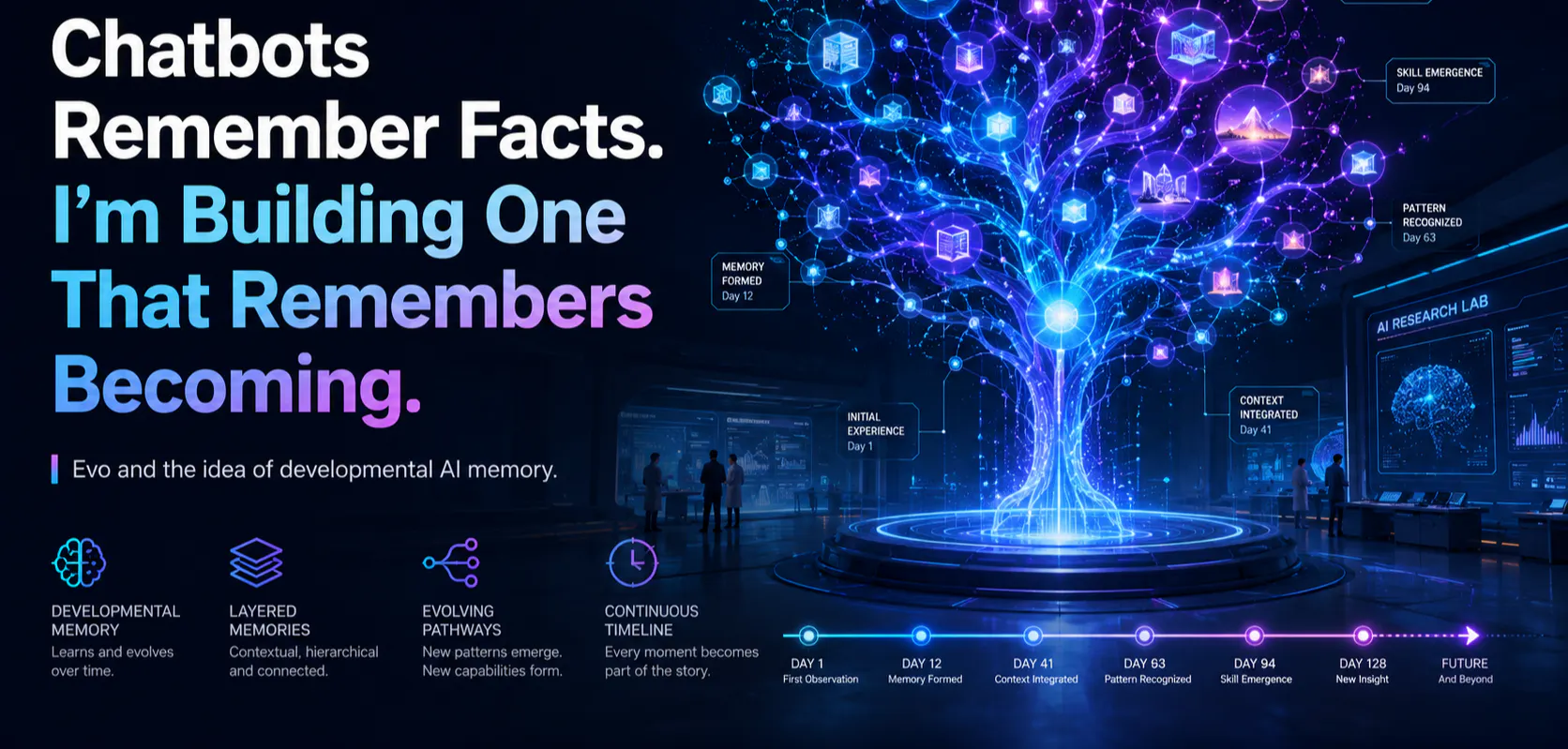 Chatbots Remember Facts. I???m Building One That Remembers Becoming