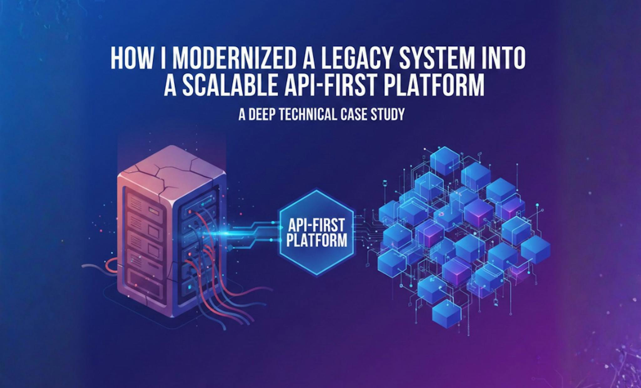 featured image - How I Modernized a Legacy System Into a Scalable API-First Platform: A Deep Technical Case Study