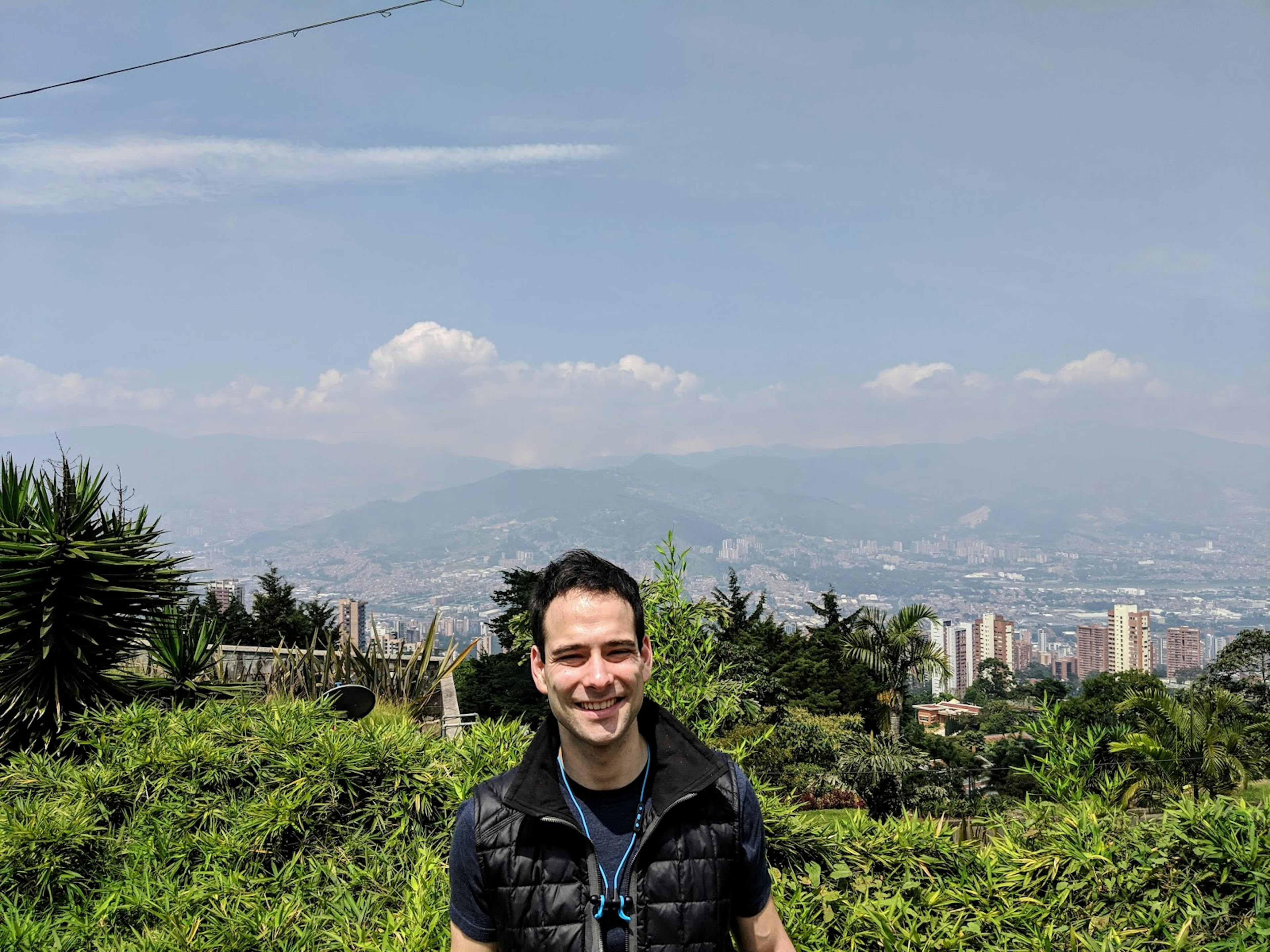 Photo credit: Juan, the Uber driver, view from the drive from the airport to downtown Medellín