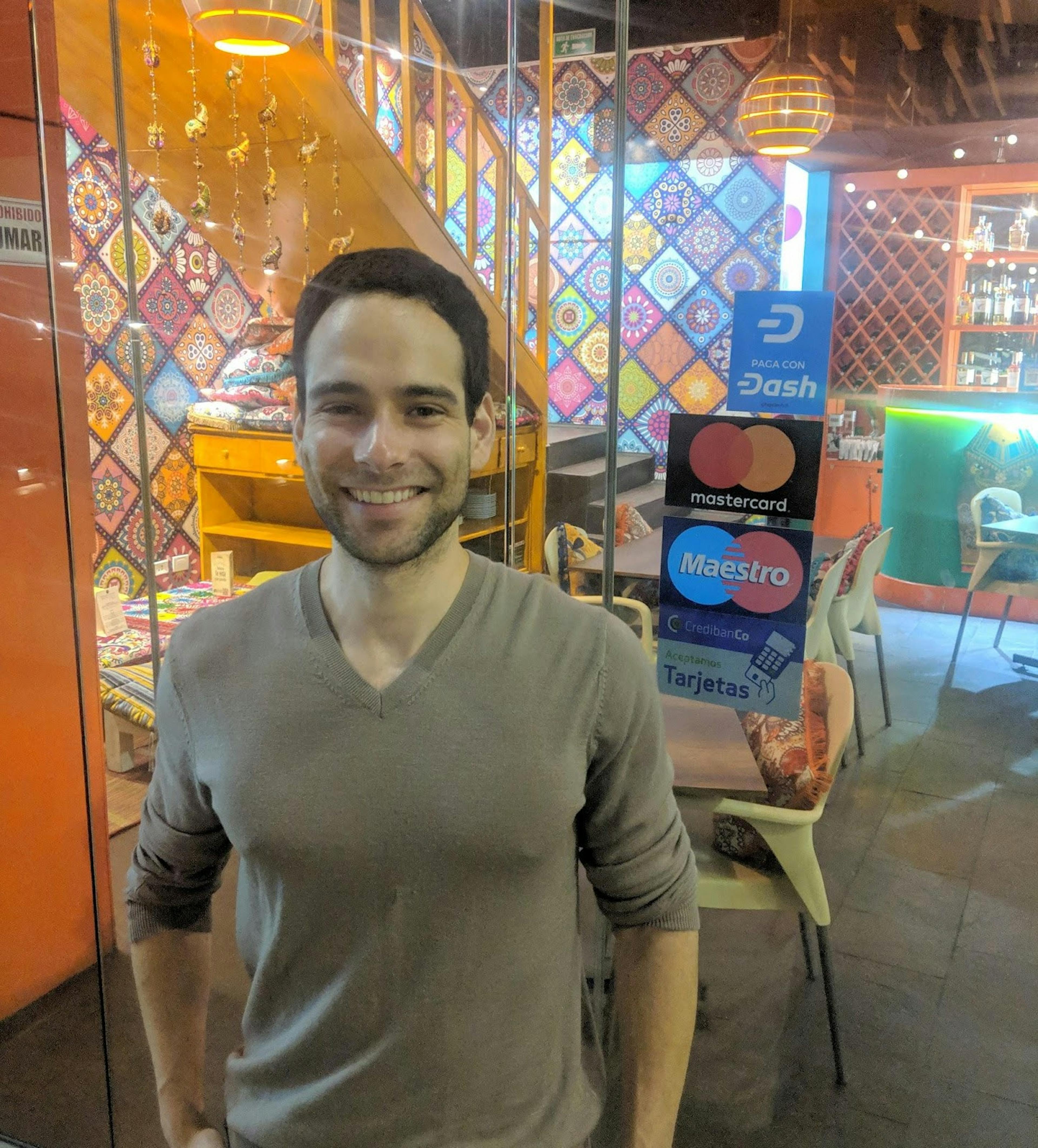 Photo credit: James, eating at my first restaurant that accepts Dash cryptocurrency