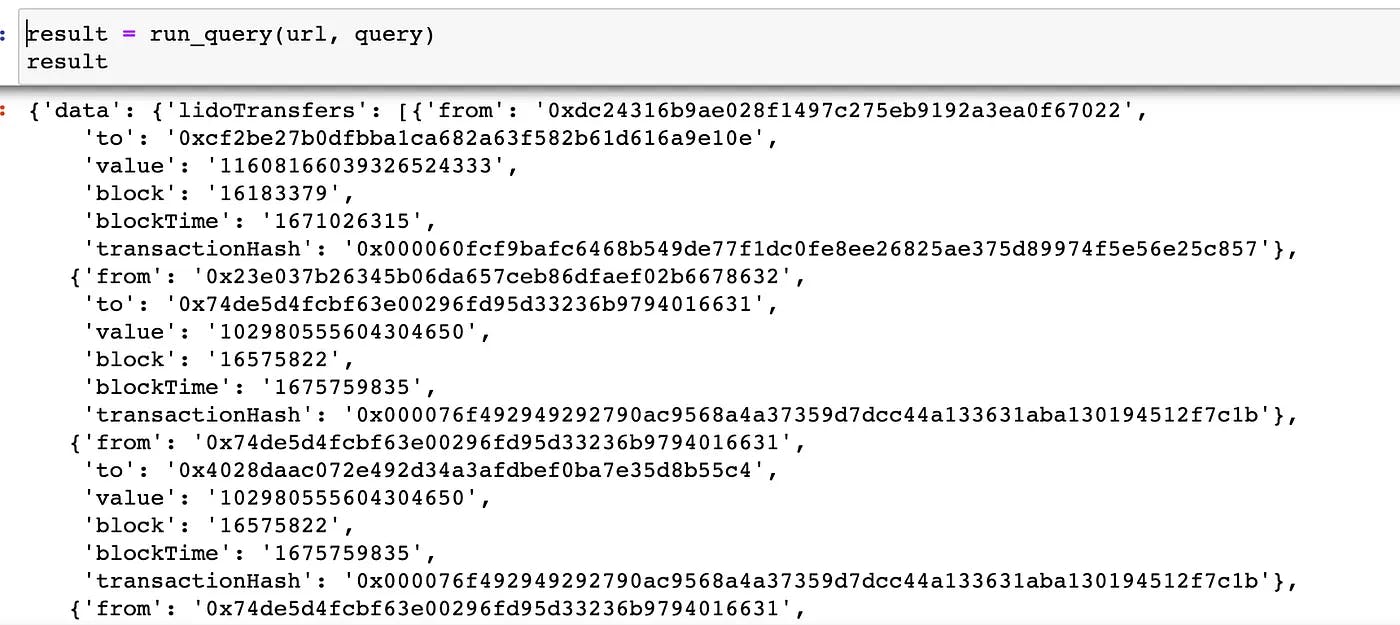 Accessing Real-time Smart Contract Data From Python Code (Using Lido ...