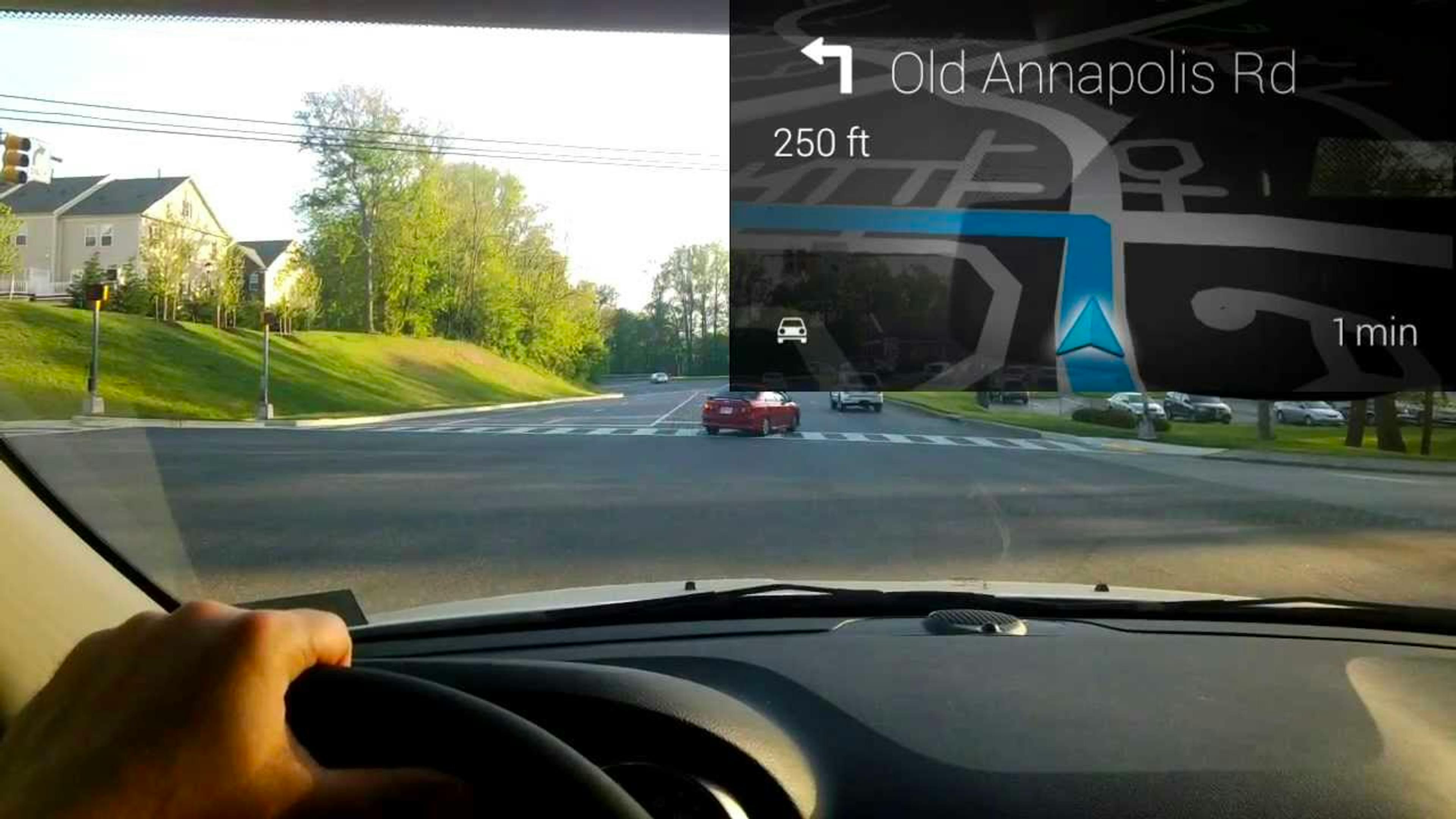 Google AR Glasses navigation