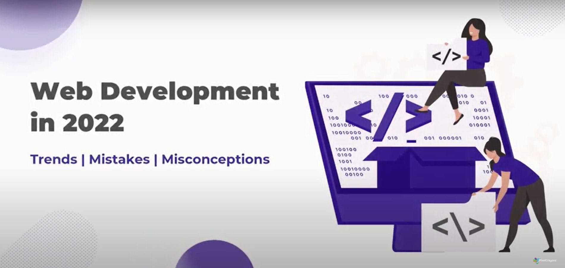featured image - 2022 Web Development Trends, Mistakes, and Misconceptions: What You Need to Know