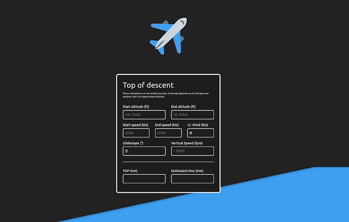featured image - How The Top of Descent Calculator Works