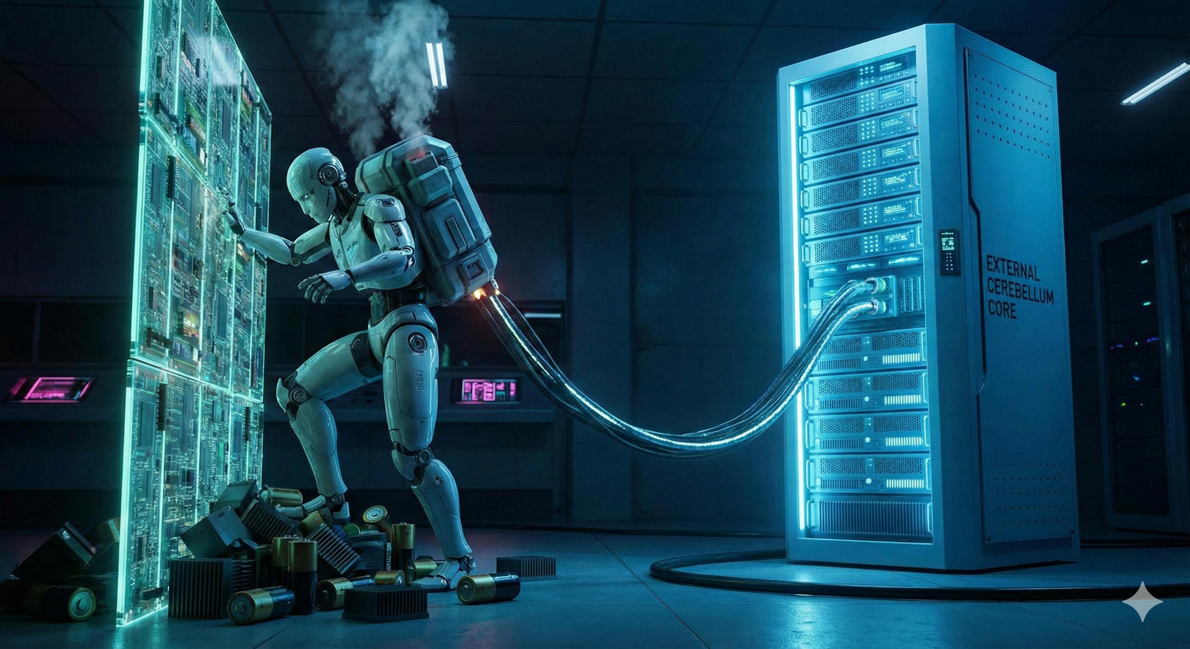 featured image - The Iron Wall of Robotics: Why Physics Will Defeat AI Hype