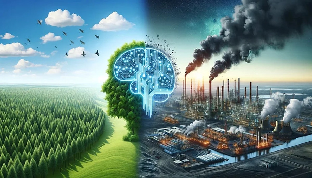featured image - AI's Environmental Impact: Balancing Technological Advancements with Sustainability