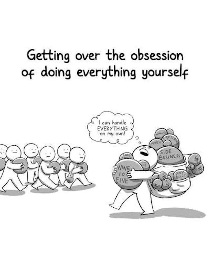 At some point, you just gotta let go; delegation just makes more sense.  