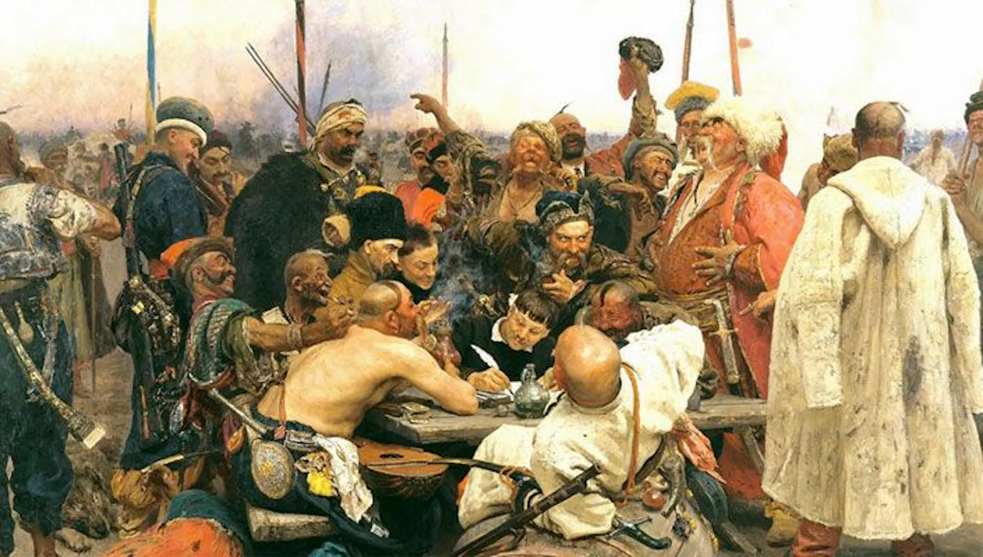 Great painting by an Ukrainian artist(yes rus also claimed him as part of their "culture')