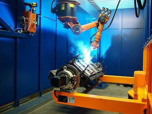 featured image - Robotic Welding Process: Welding Applications, Systems and Techniques