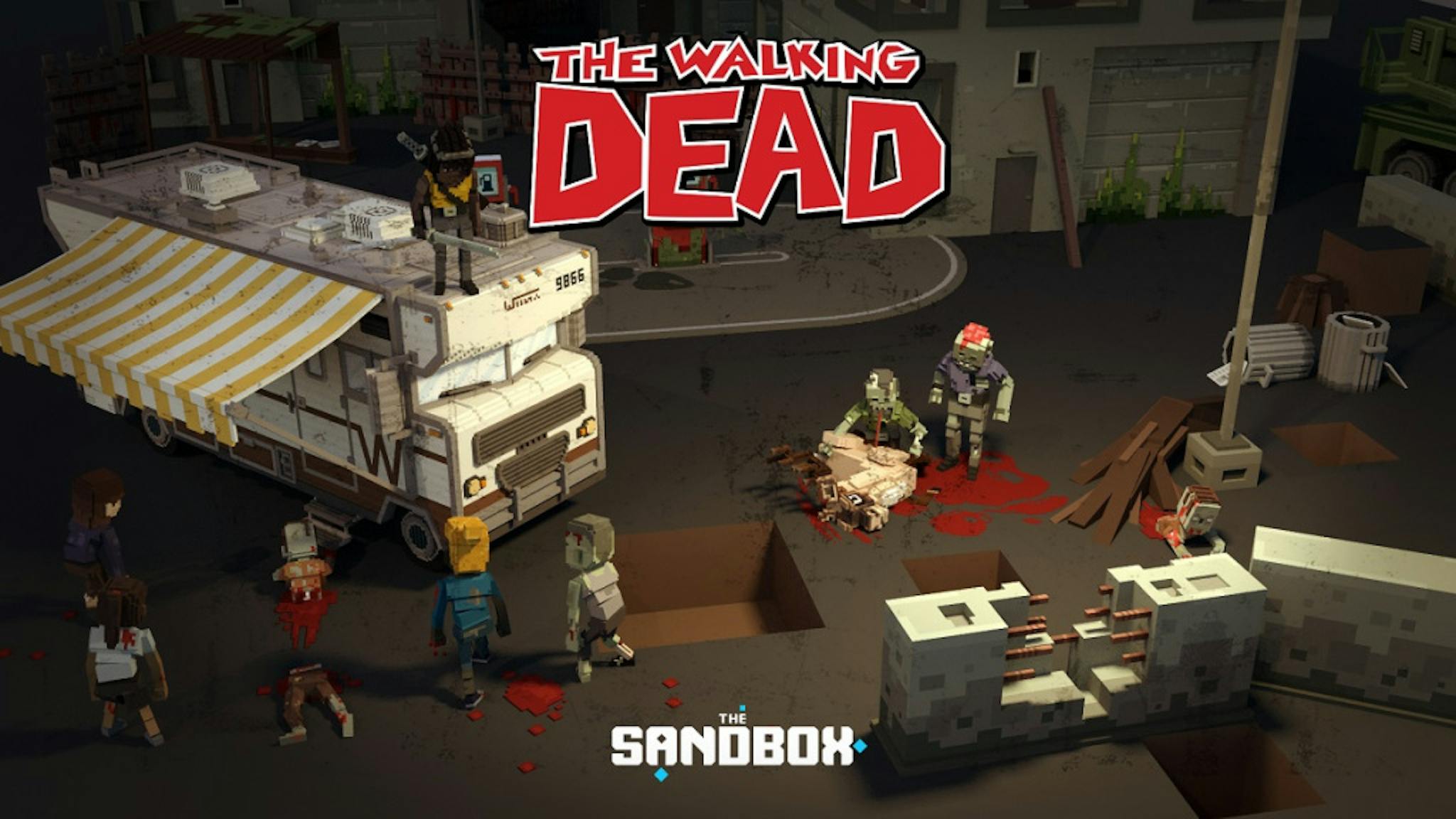 The Walking Dead experience will be available to players soon | Image credit: The Sandbox