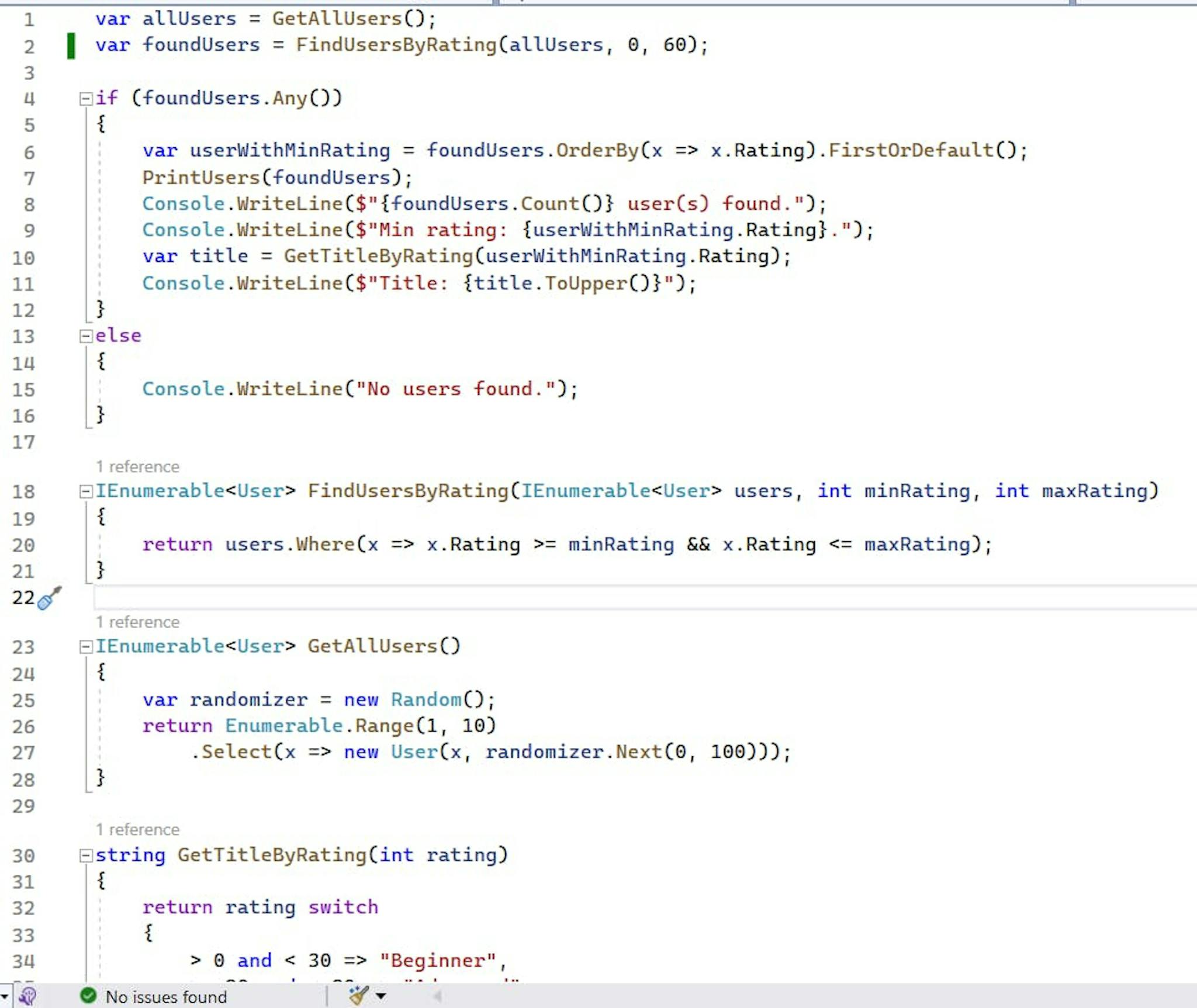 Visual Studio 2022 code analyzer