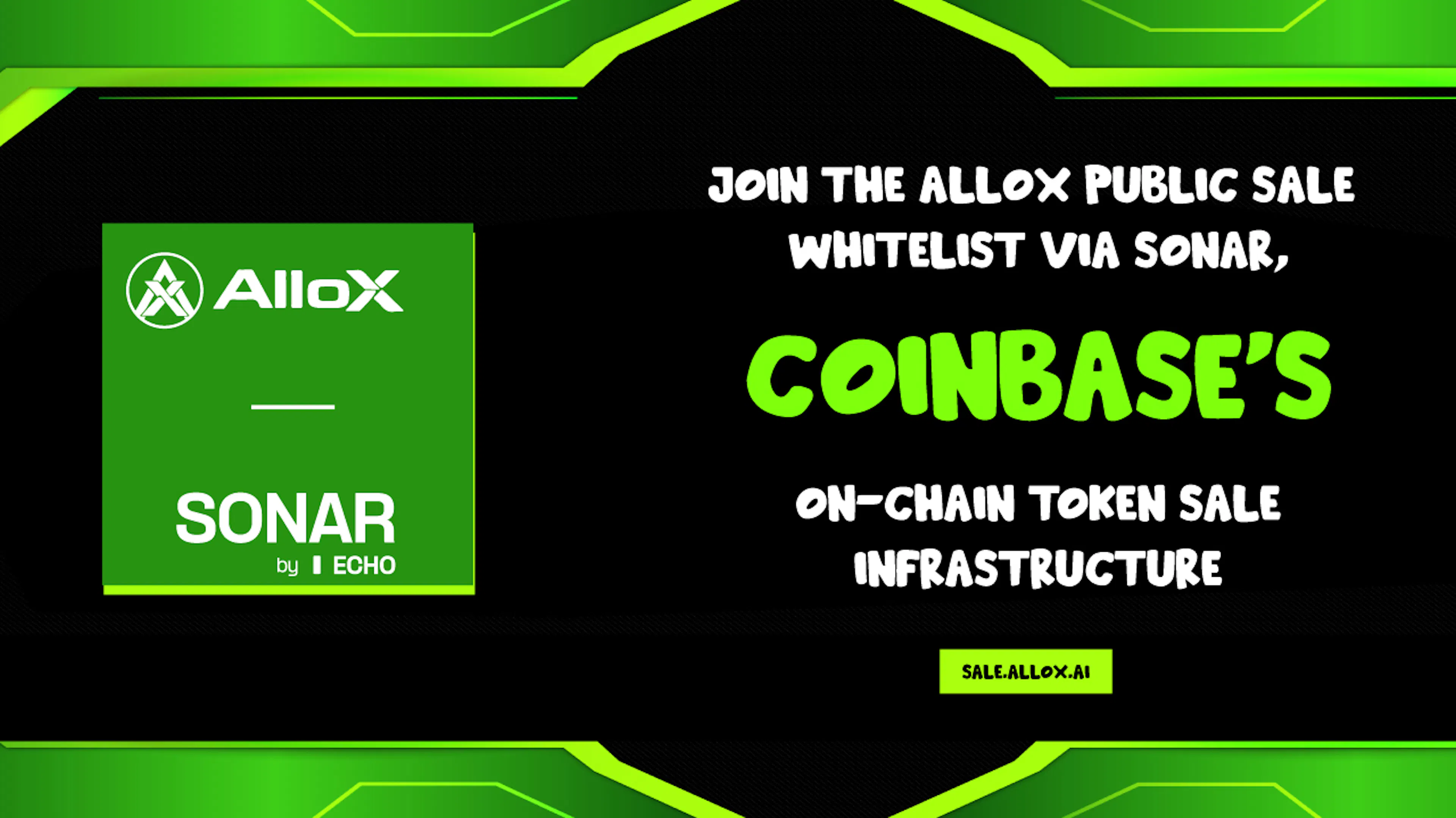 ALLOX TGE Nears with 363K Eligible Claimants and Coinbase Sonar Sale