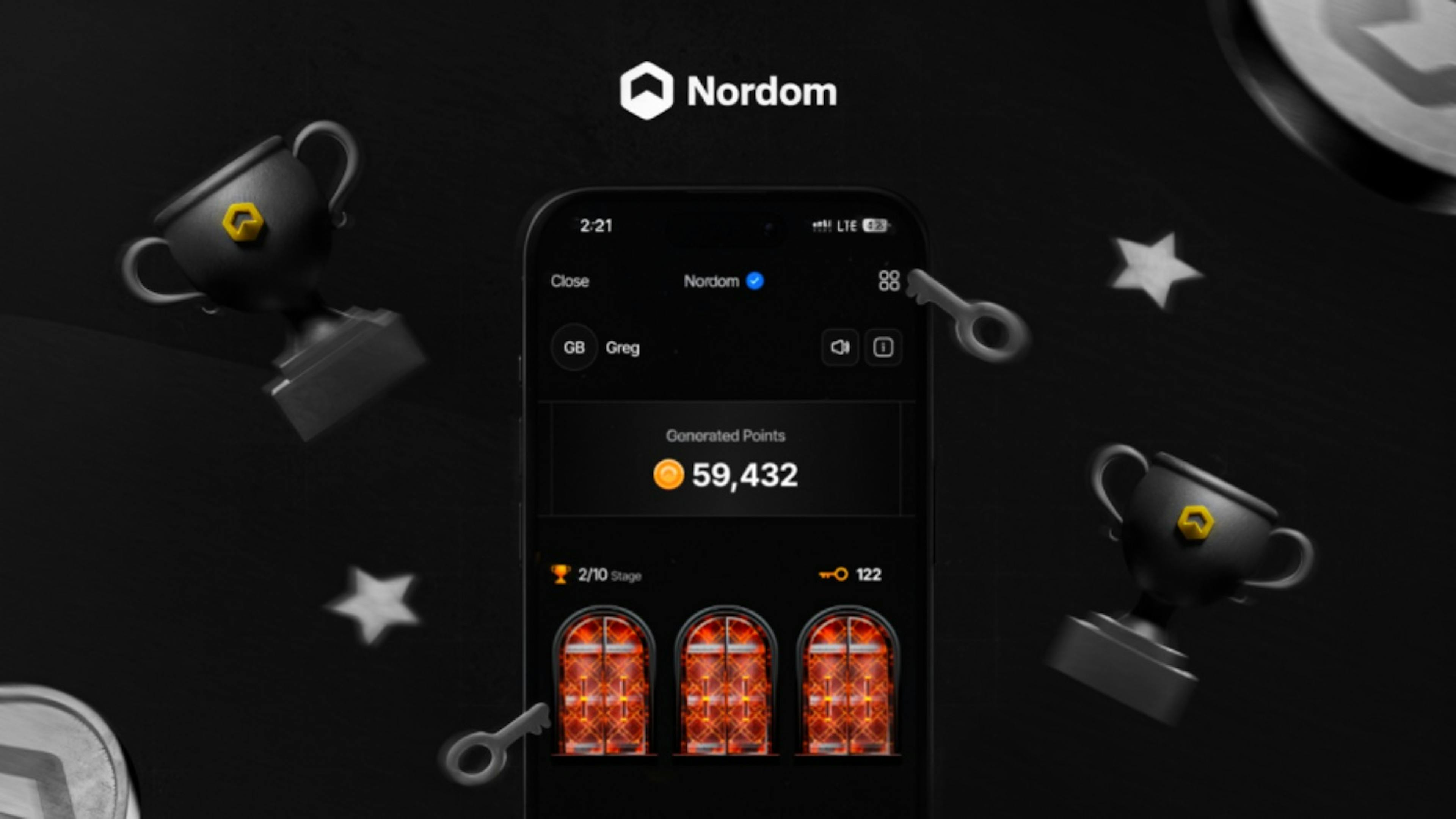 Forrás: Nordom app