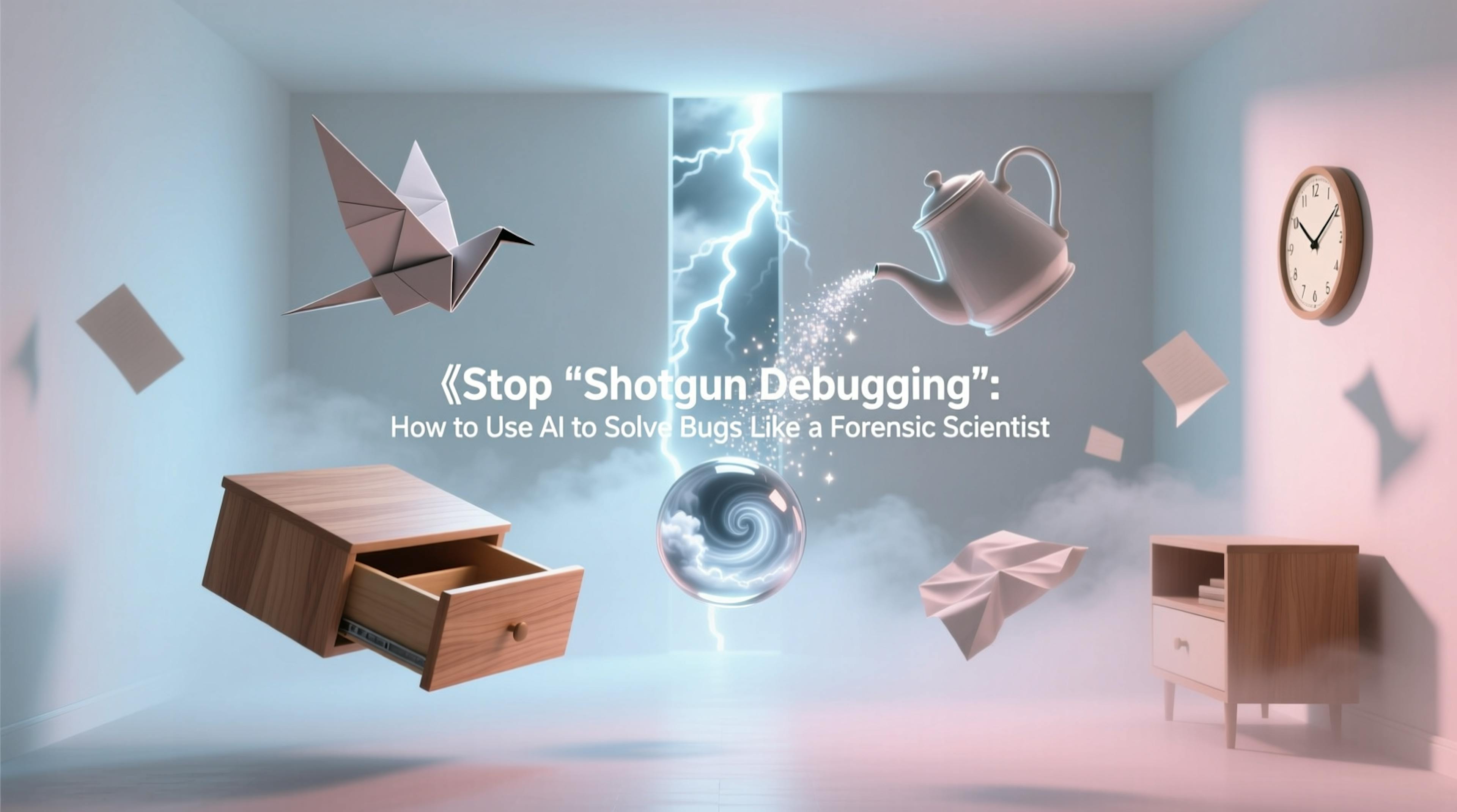 featured image - Stop "Shotgun Debugging": How to Use AI to Solve Bugs Like a Forensic Scientist
