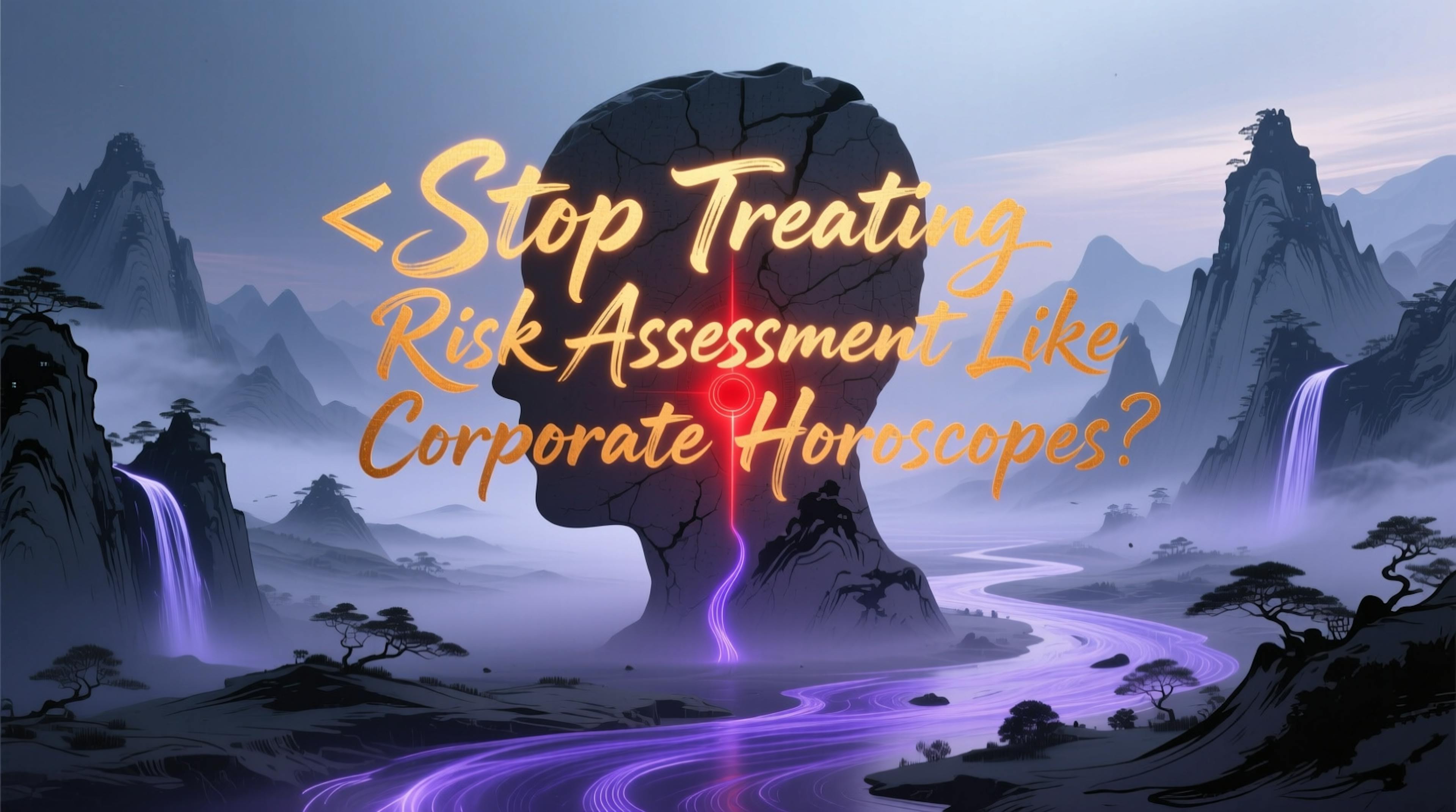 featured image - Stop Treating Risk Assessment Like Corporate Horoscopes