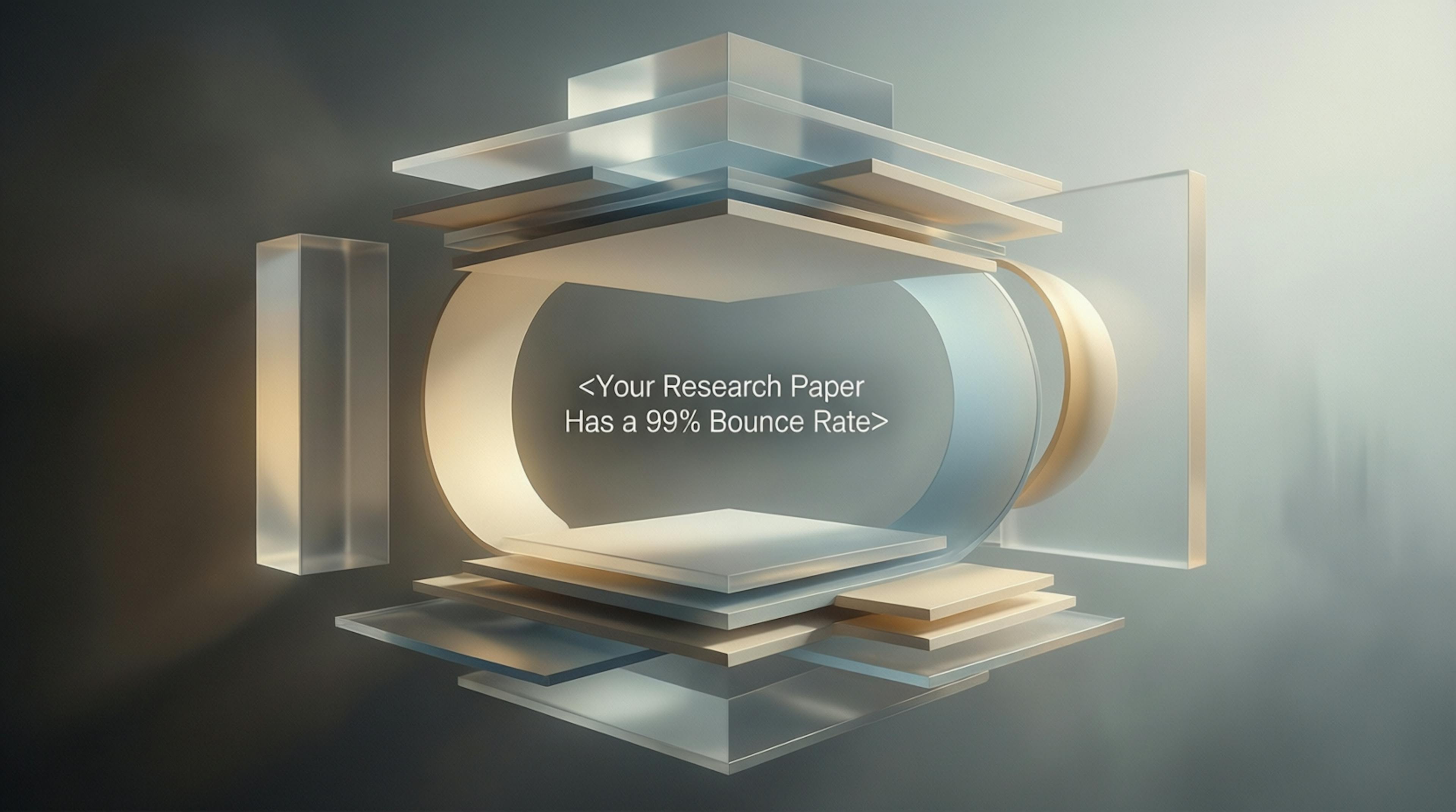 featured image - Your Research Paper Has a 99% Bounce Rate