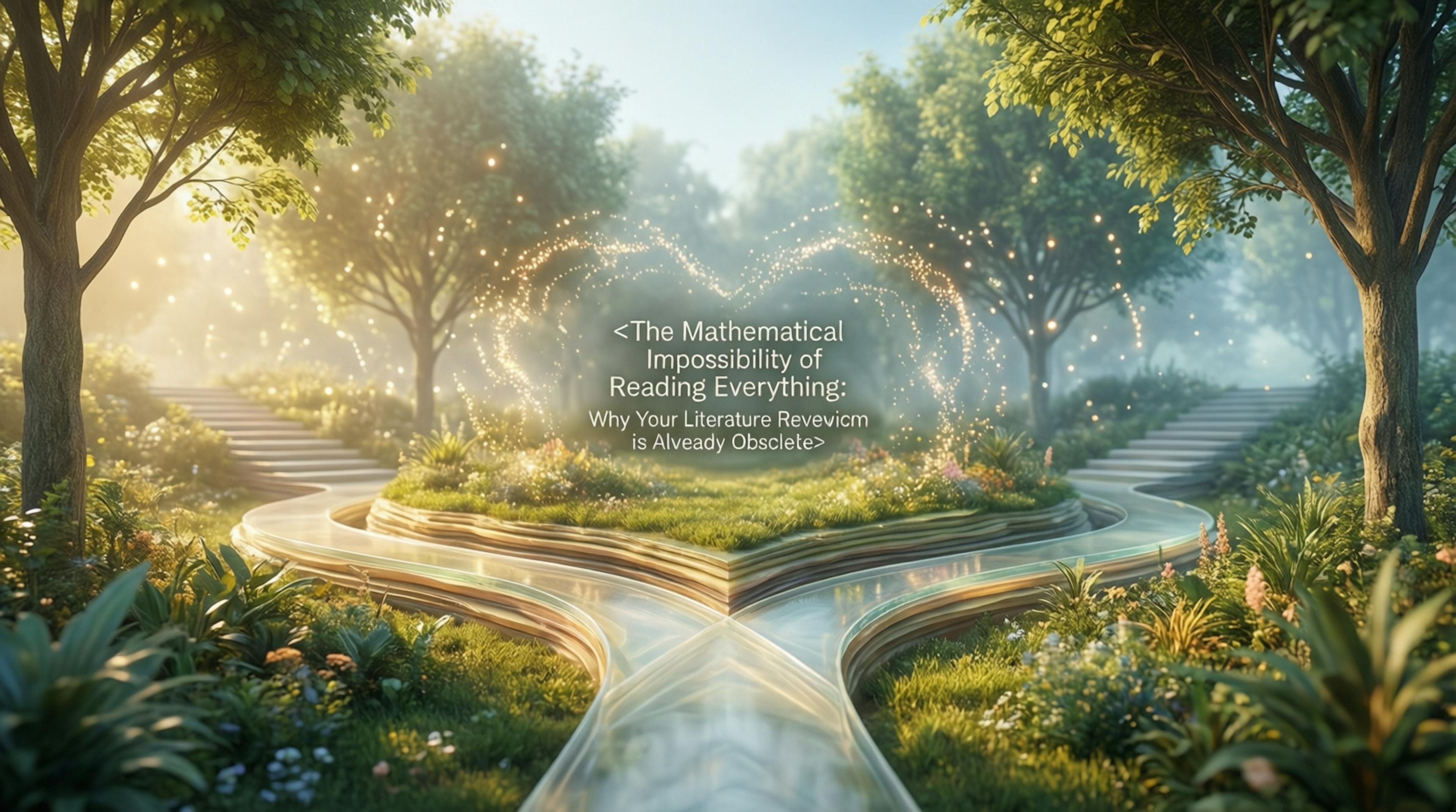 featured image - The Mathematical Impossibility of Reading Everything: Why Your Literature Review is Already Obsolete