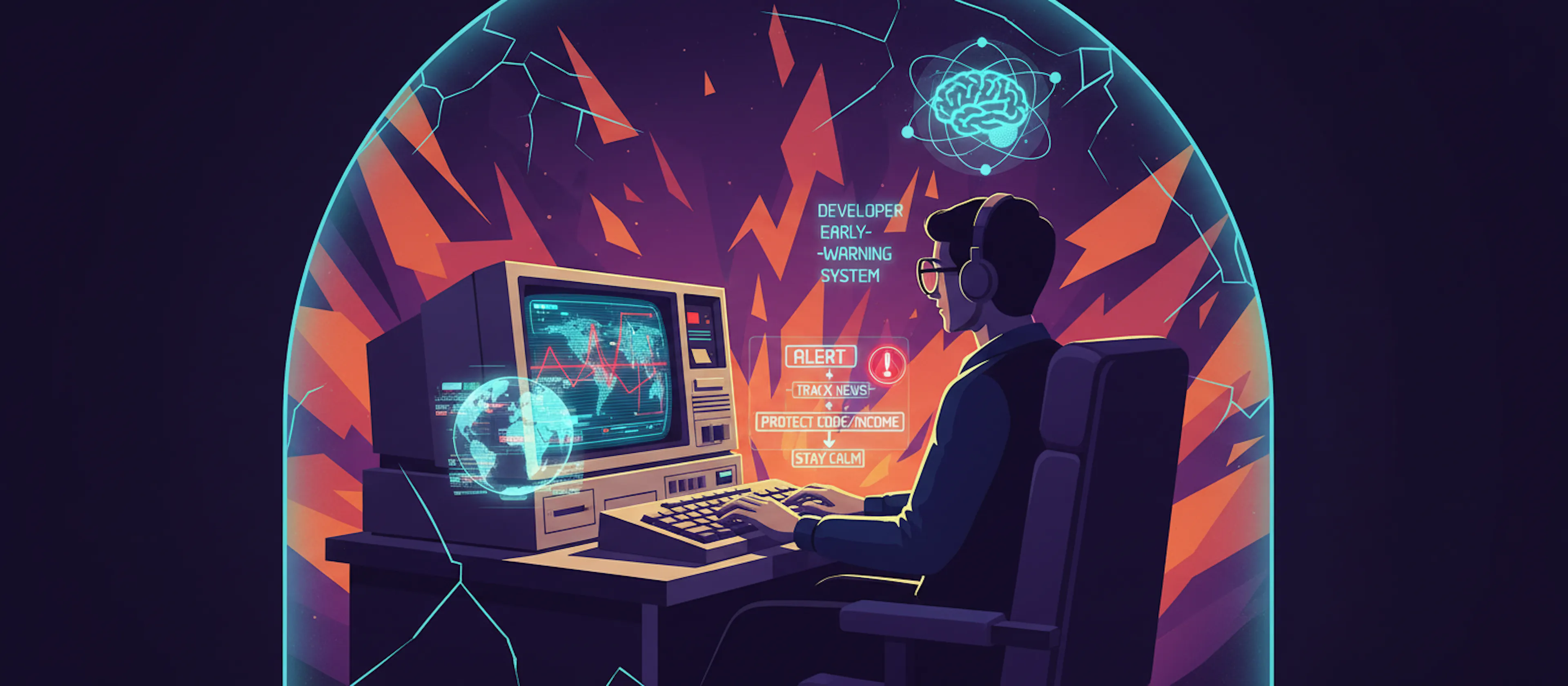 featured image - The Techie's Survival Kit: News Alerts, Secure Code, and Clear Headspace