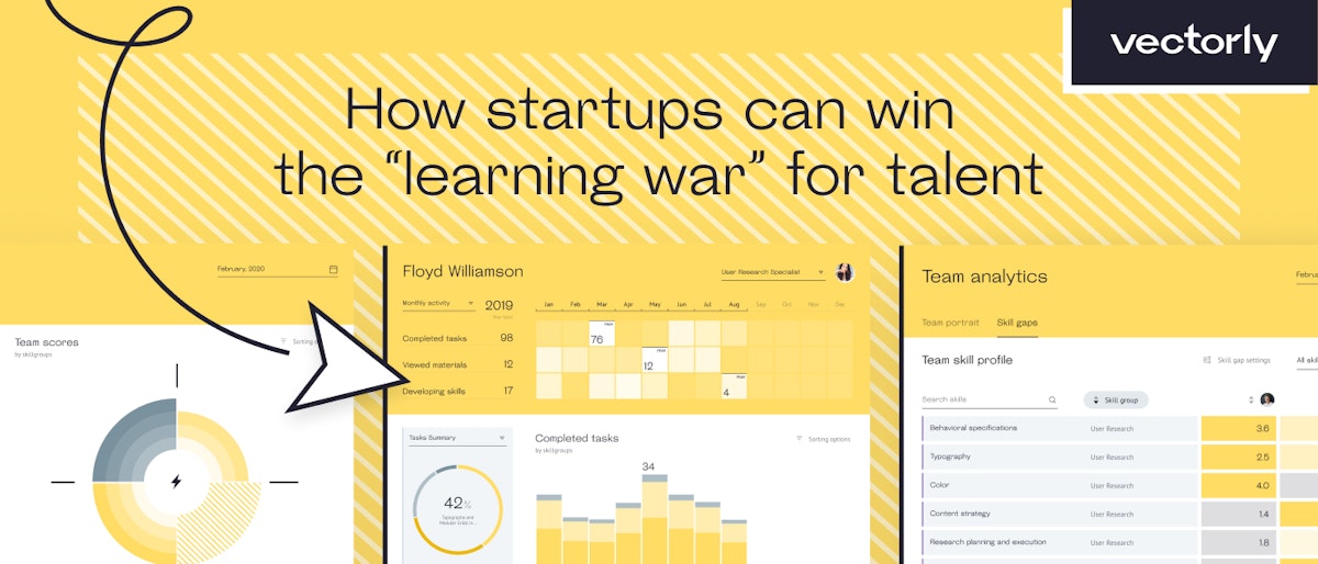 featured image - How To Win the “Learning War” for Talent as a Startup
