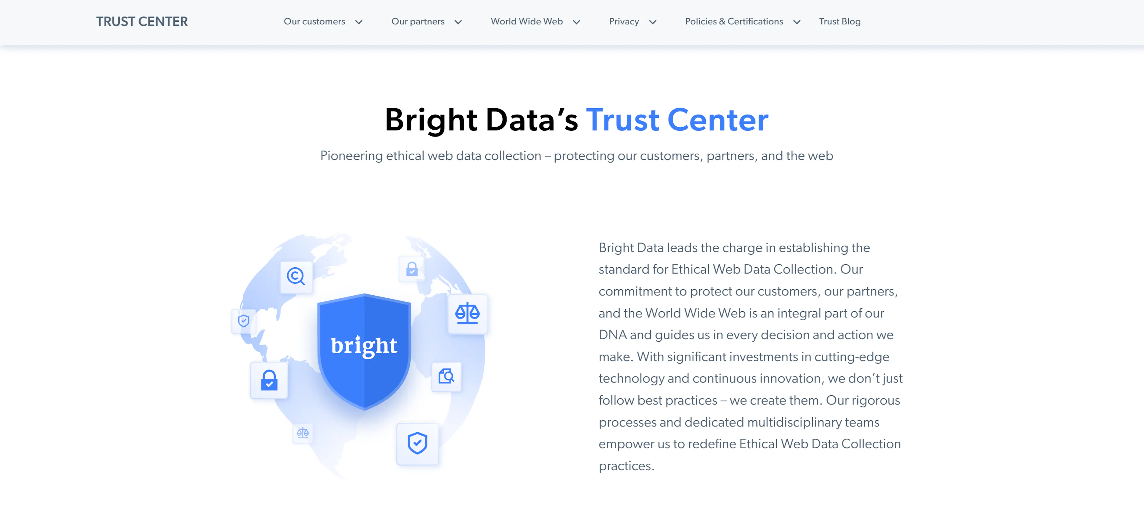 Bright Data's Trust Center