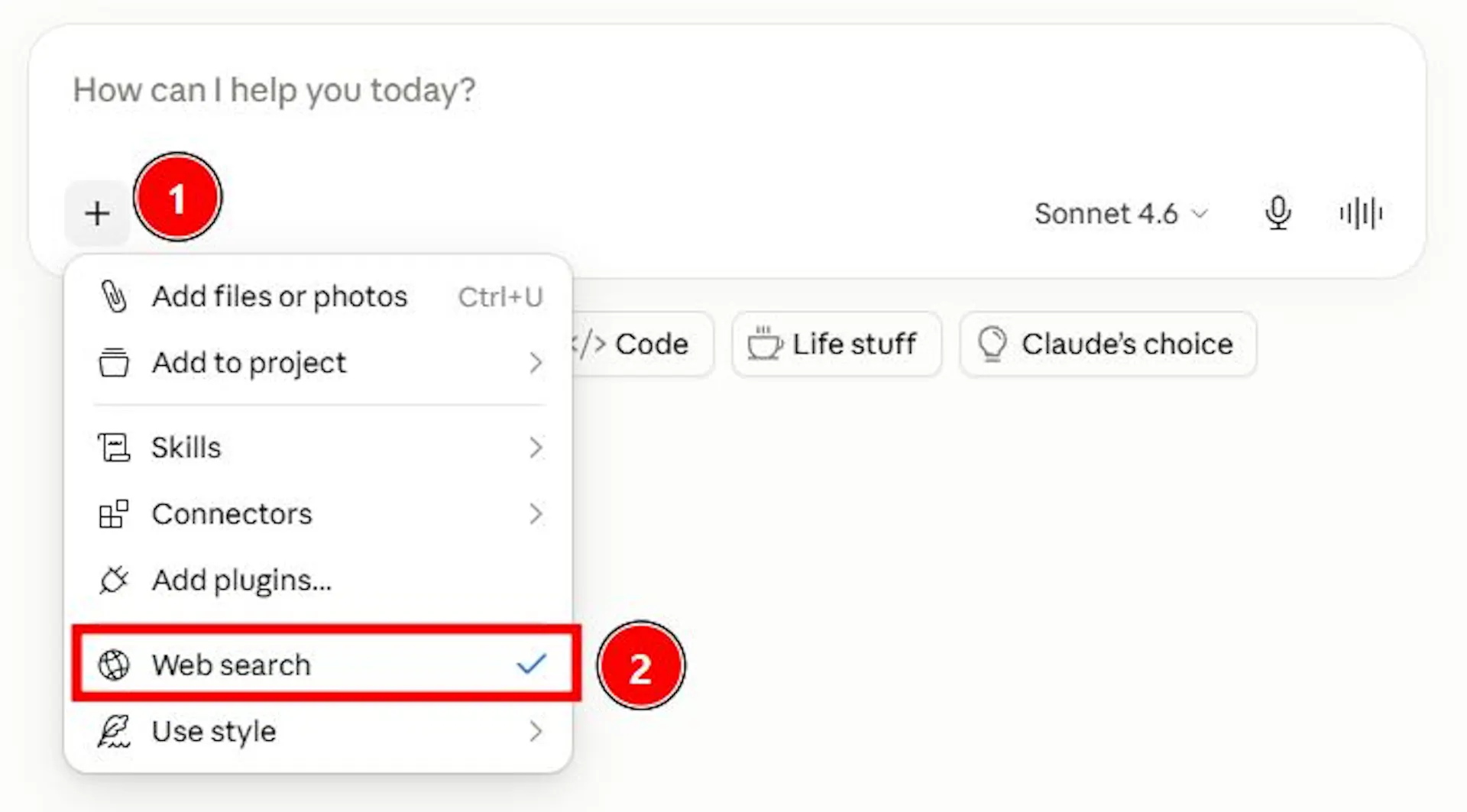 Disabling the web search tool in Claude