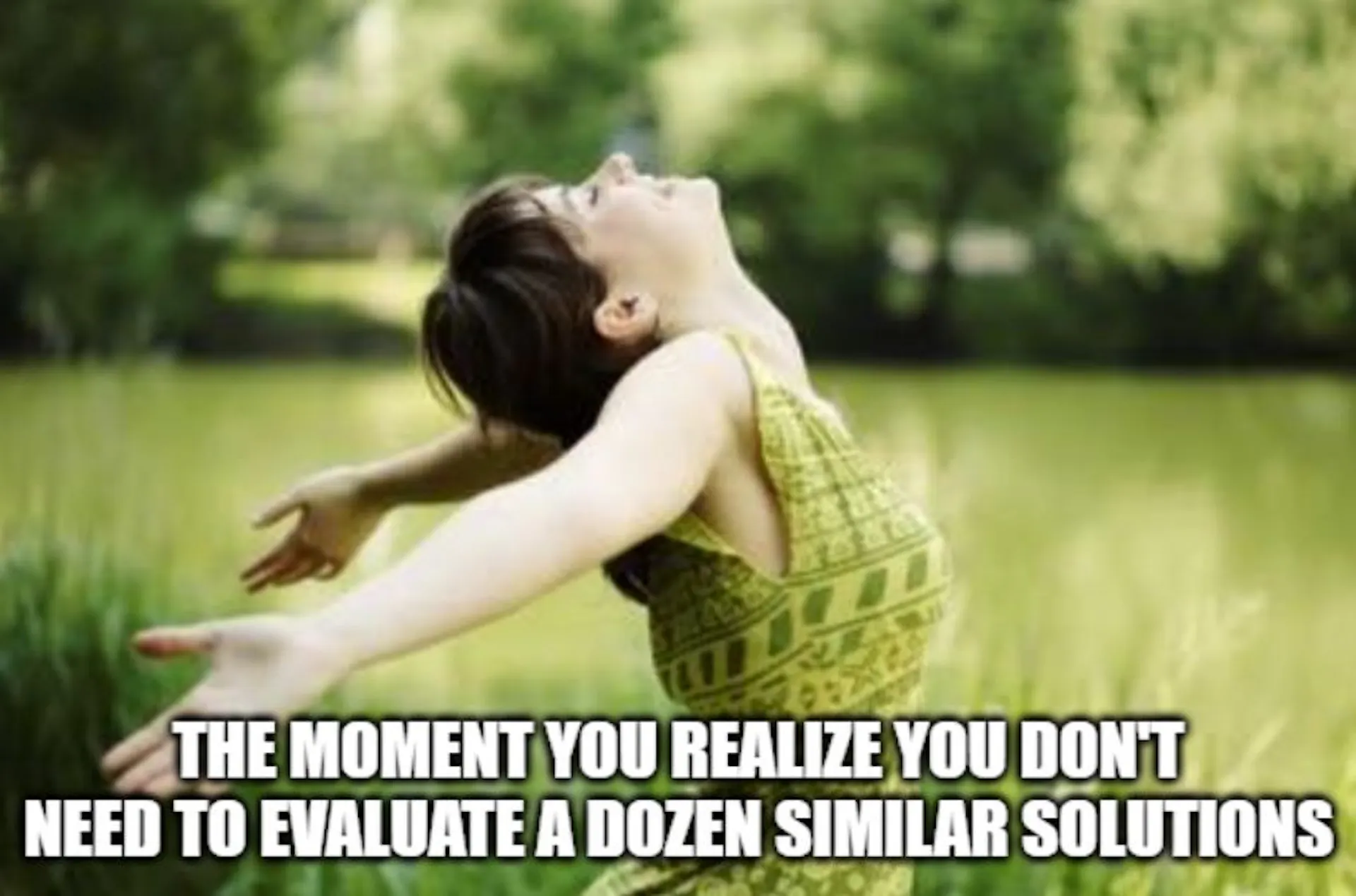 Who loves spending days evaluating simlar products?