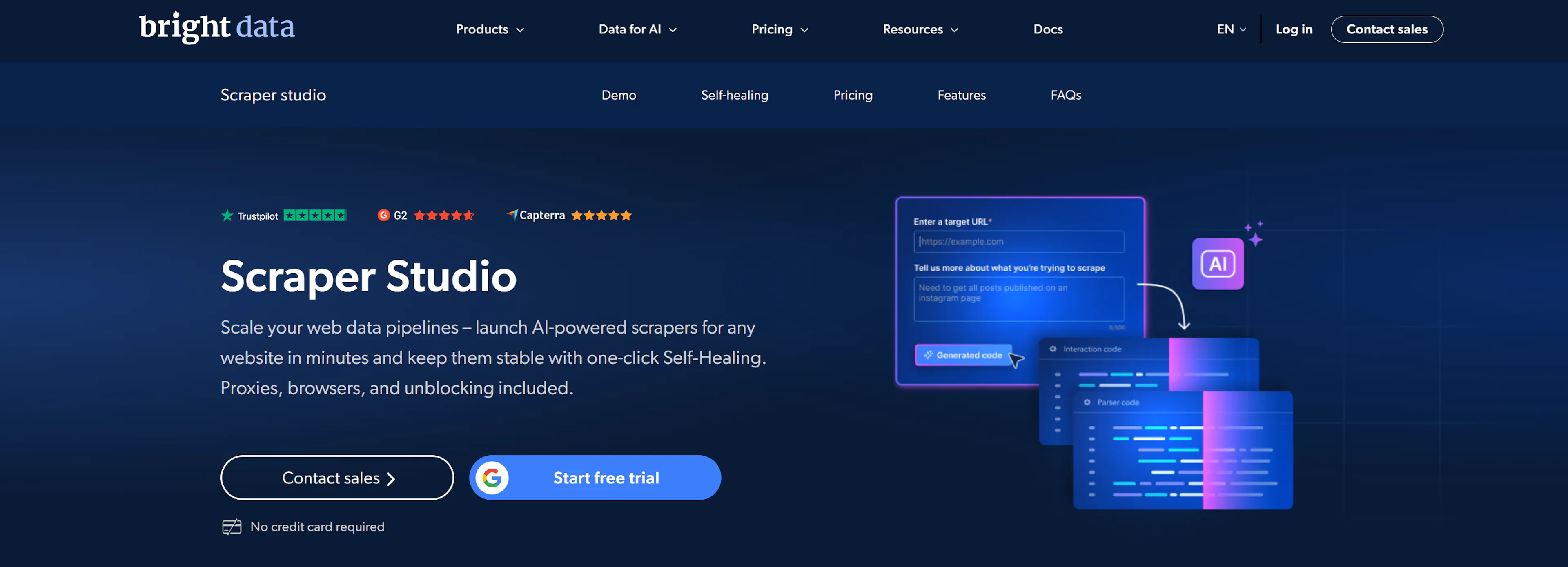 Bright Data's Scraper Studio