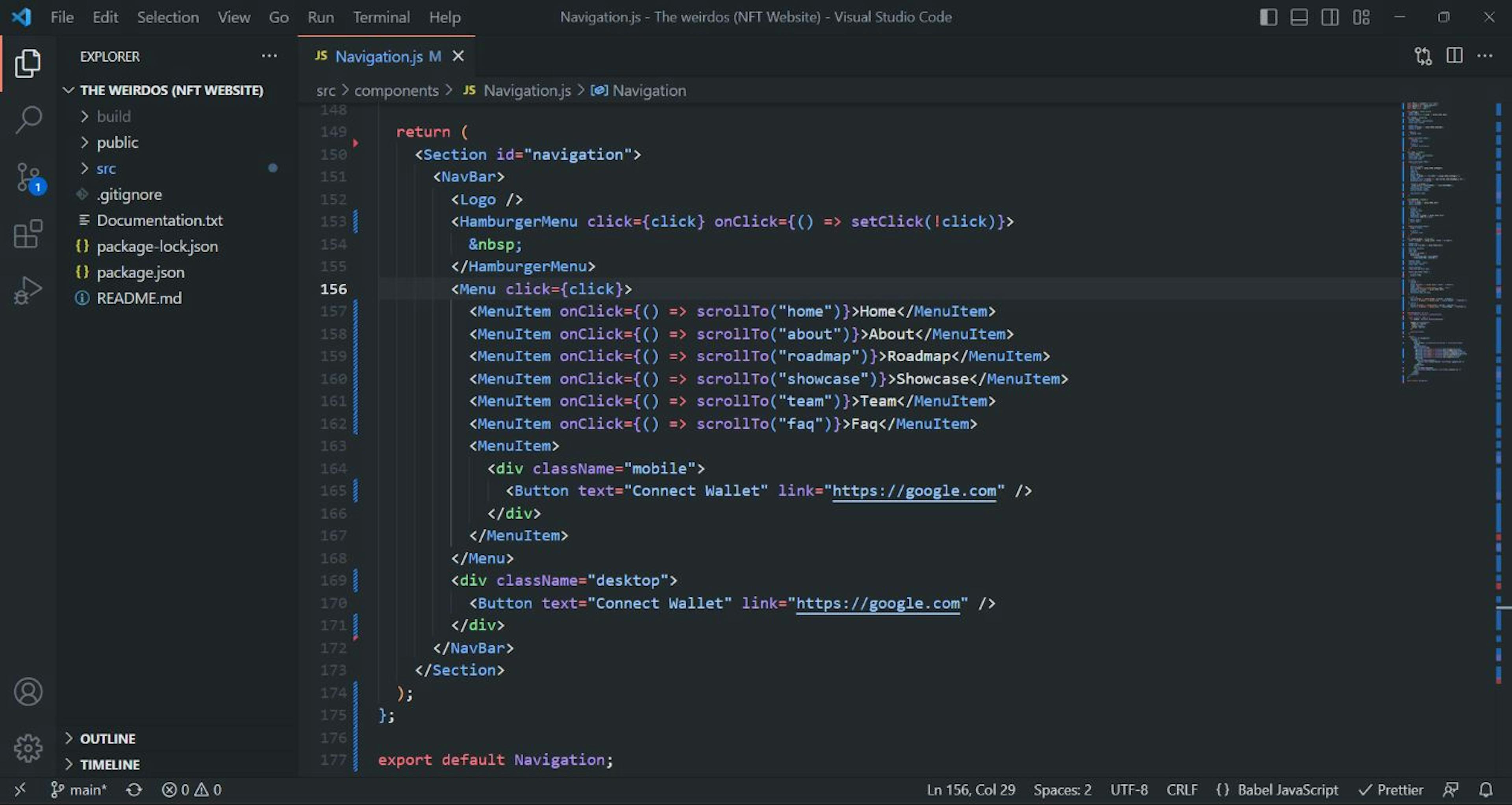 screenshot of Github theme