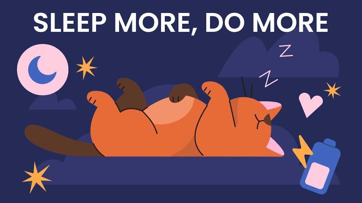 featured image - Life Hack: Do More by Sleeping More
