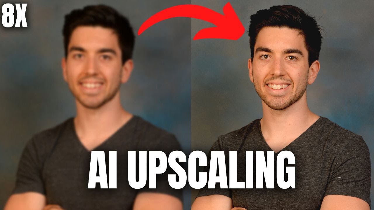 featured image - High Quality 8x Upscaling with AI!