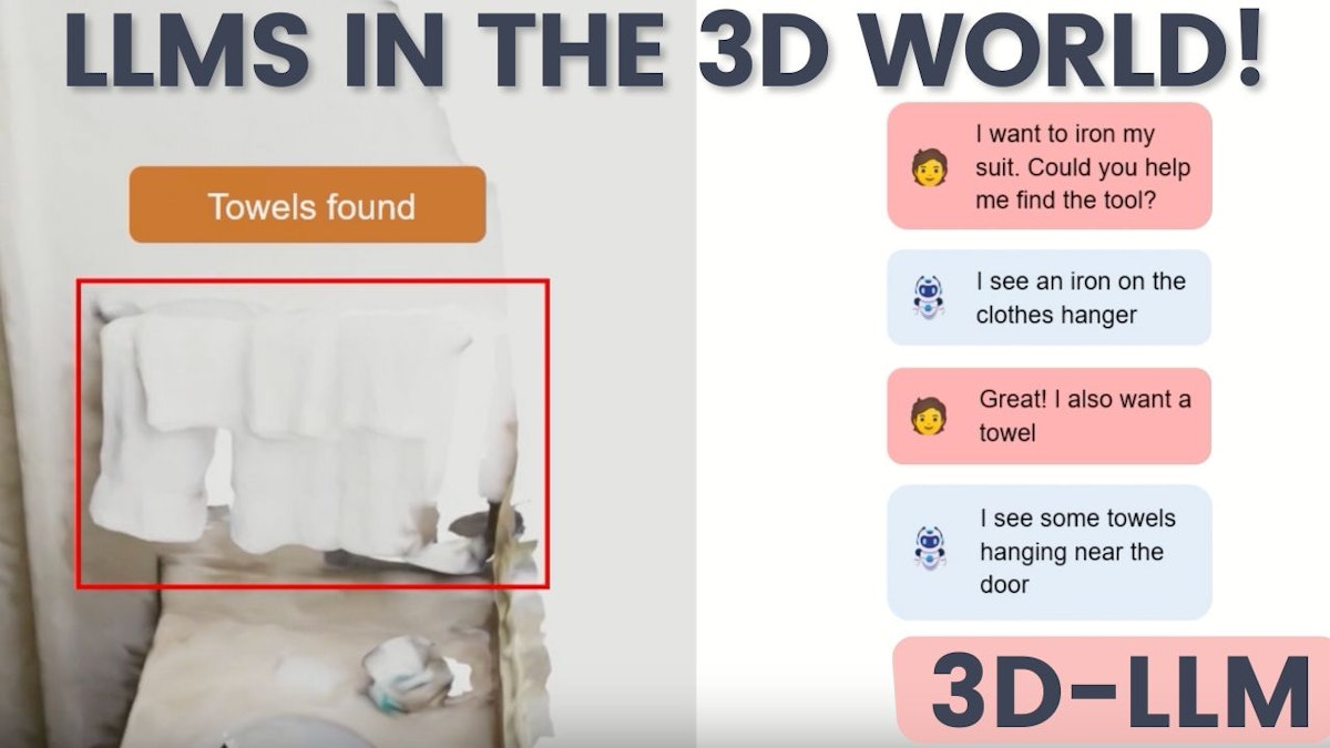 featured image - AI 的一大进步：3D-LLM 将语言模型带入 3D 世界