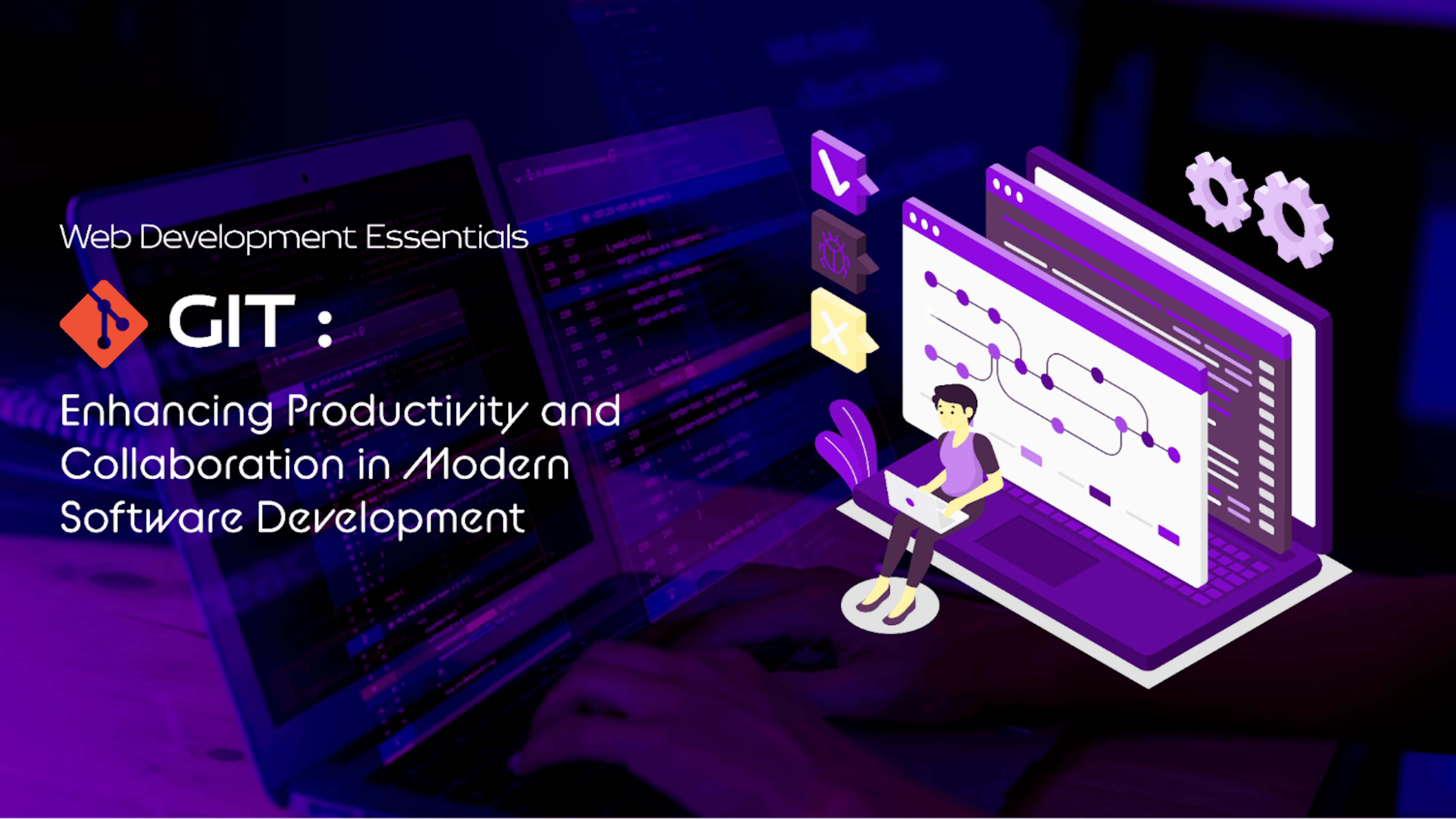 featured image - Git Essentials: aumentando a produtividade com rastreamento de código eficiente