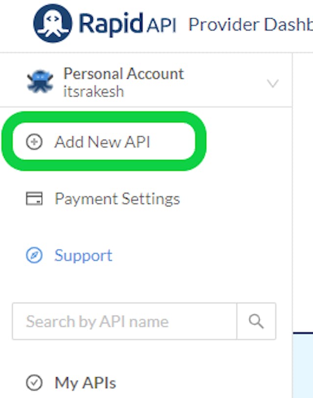 add new api