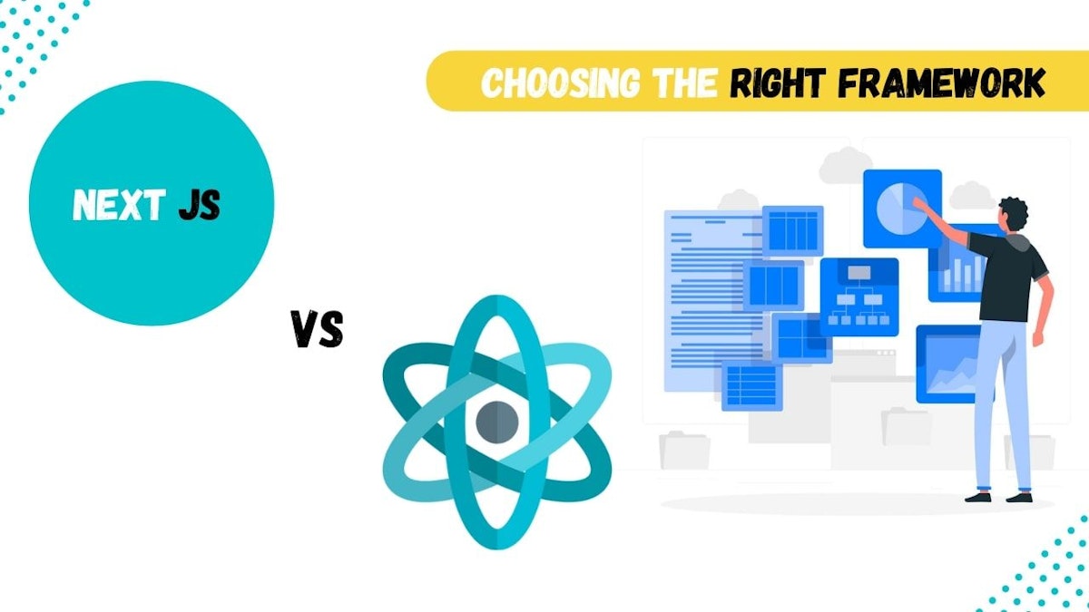 featured image - Which Framework Must You Implement for Your Next Project? (Next Js VS React)