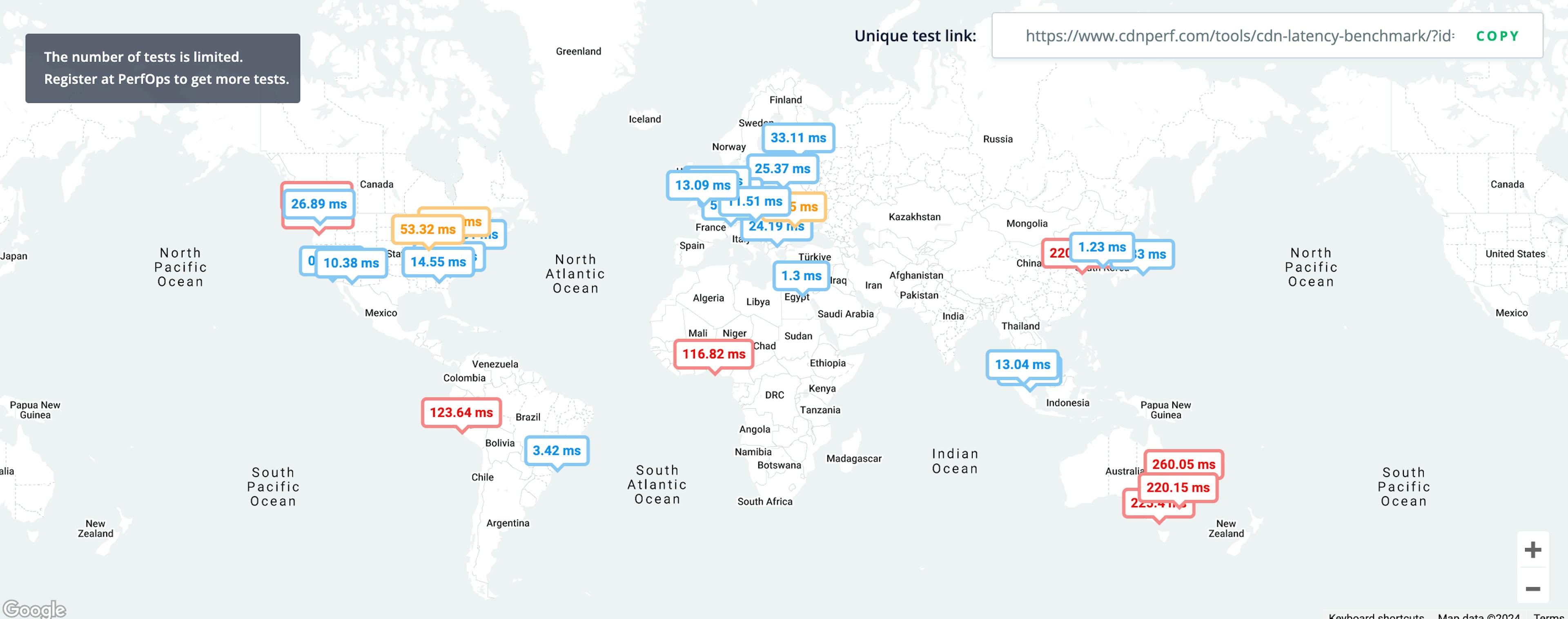 edgeone pages global latency measurement