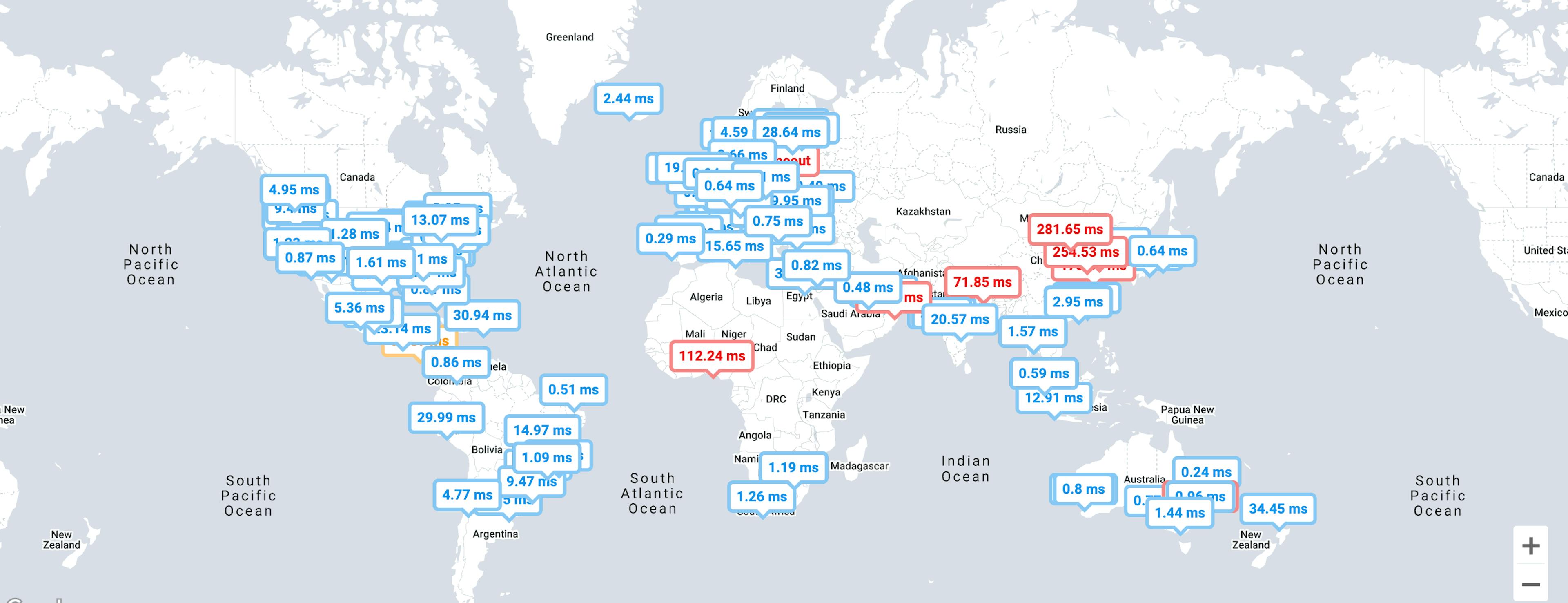 cloudflare global latency measurement