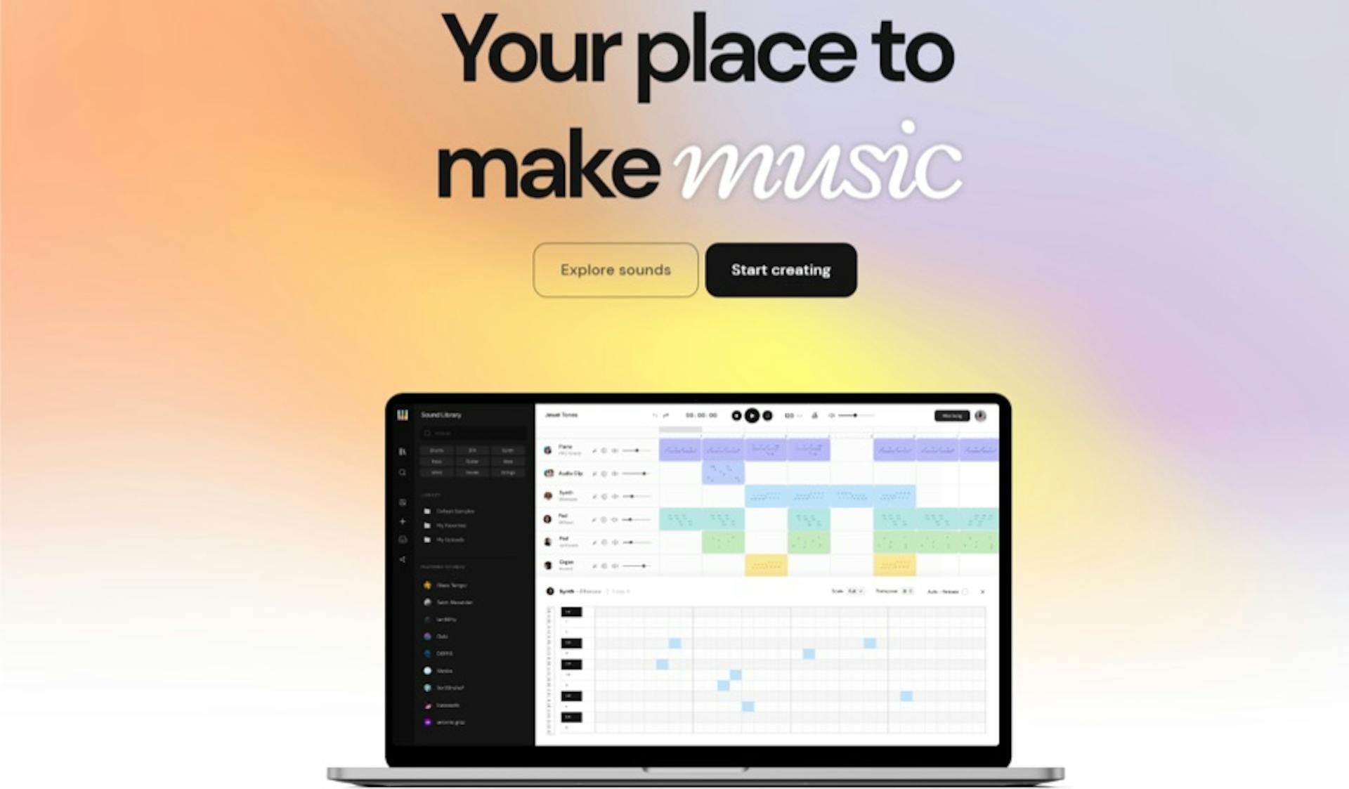 Arpeggi is a project where musicians create music together in a decentralized environment. / Source: arpeggi.io
