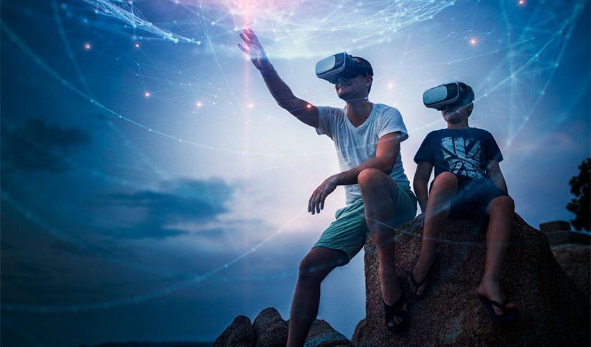 featured image - The concept of the Metaverse - vision for the future of the internet and communication