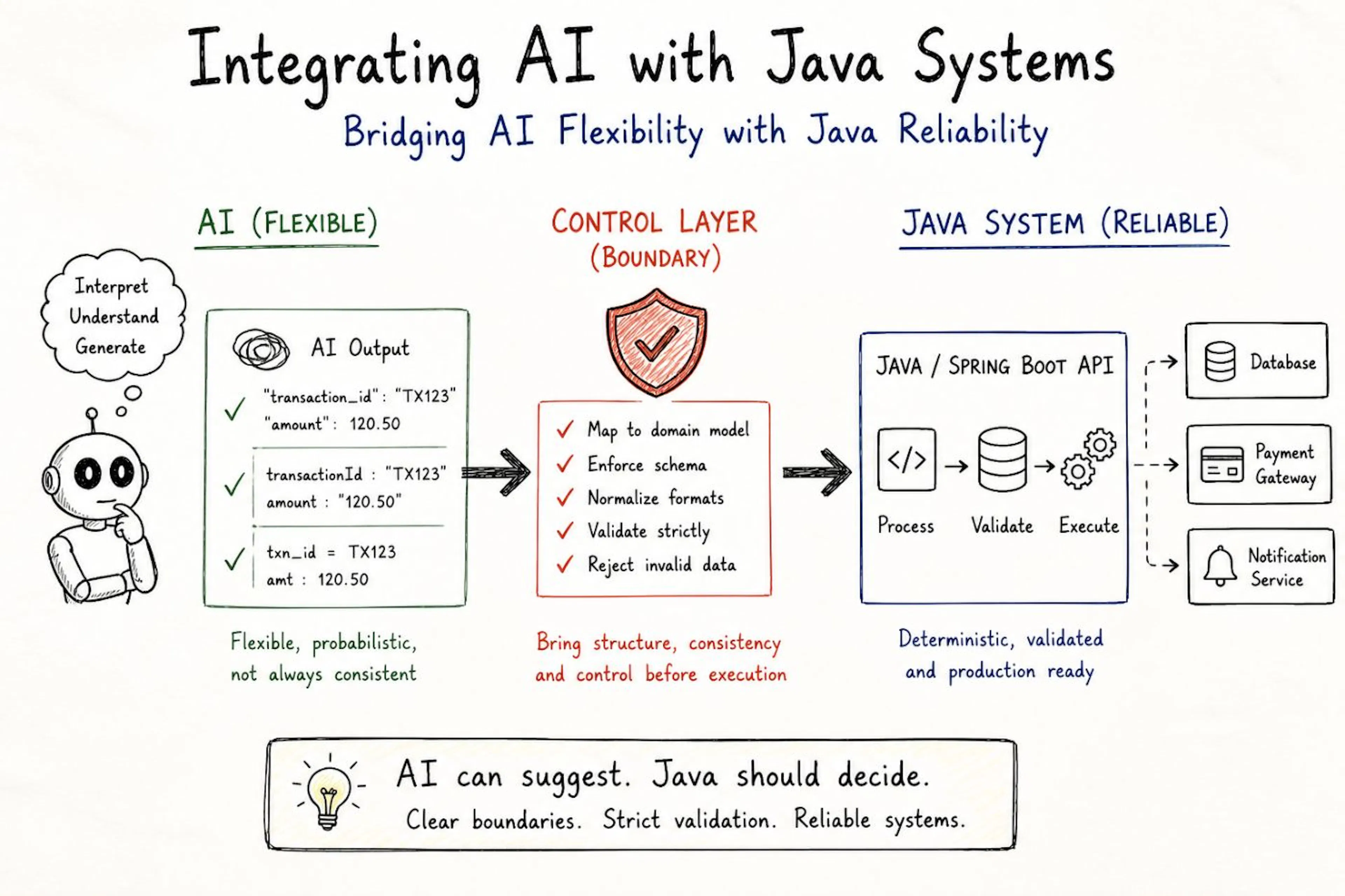 featured image - How to Safely Integrate AI Into Structured Backend Systems