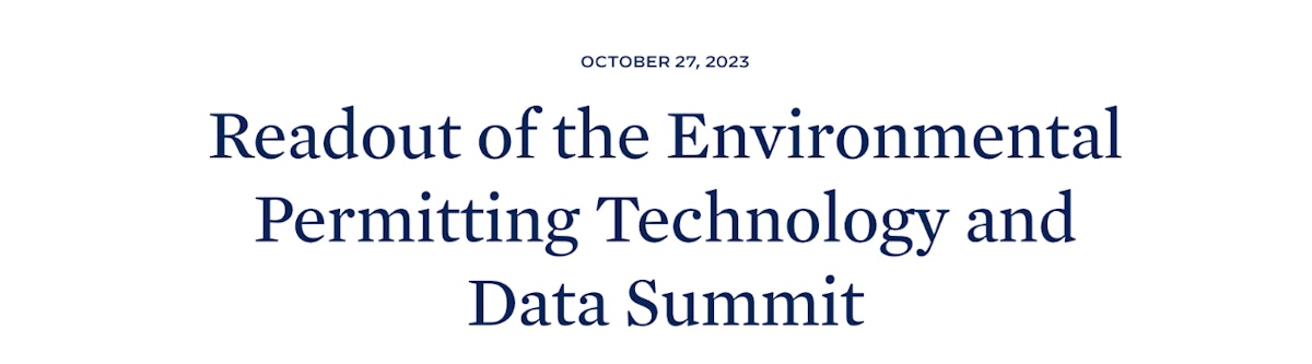 featured image - White House Summit Explores Tech Solutions for Efficient Environmental Reviews 