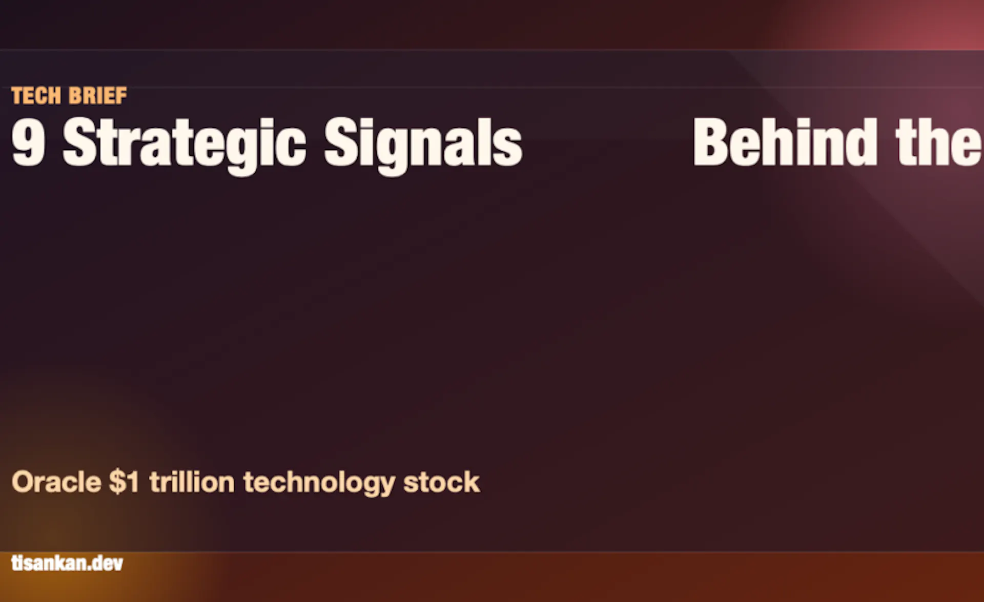 featured image - 9 Signals That Could Determine Whether Oracle Reaches a $1 Trillion Valuation
