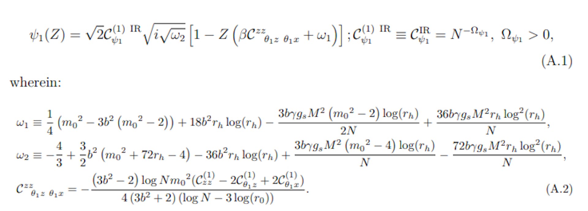 featured image - Aspects of Thermal QCD Phenomenology at Intermediate Gauge/'t Hooft Coupling: Appendix A