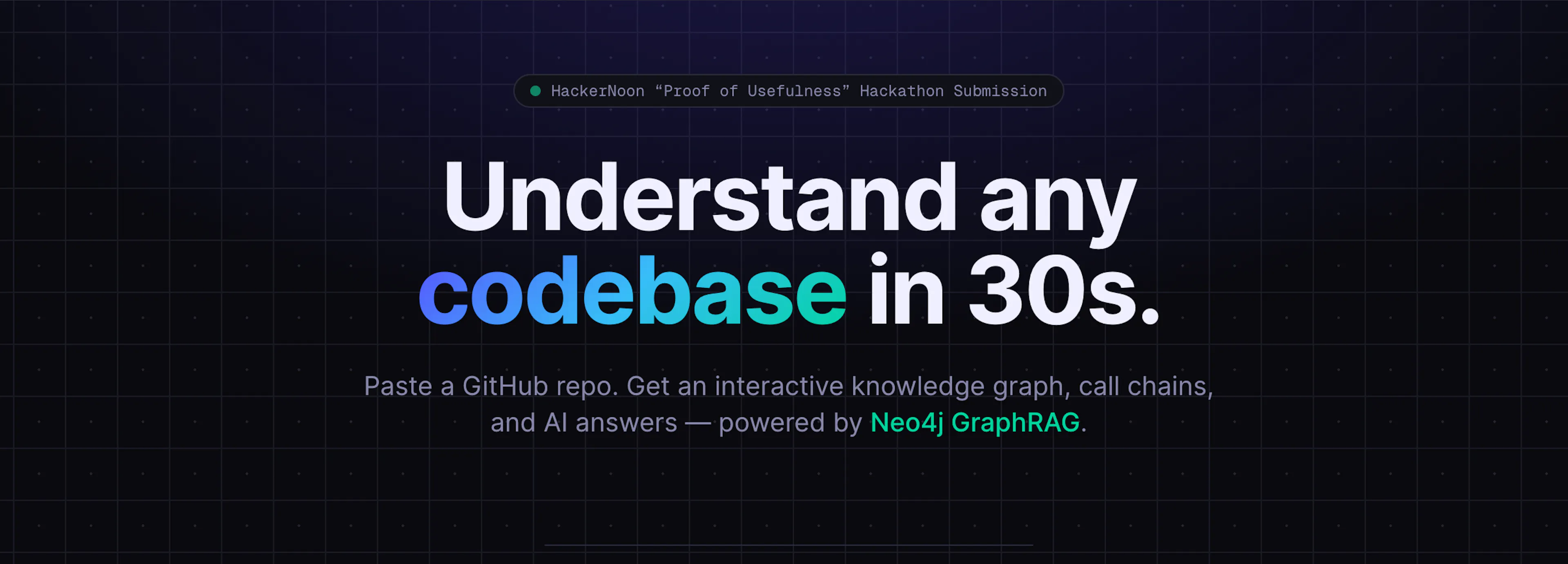 featured image - CodeGraph Earns a 56 Proof of Usefulness Score by Building an Interactive Knowledge Graph for GitHub Repositories