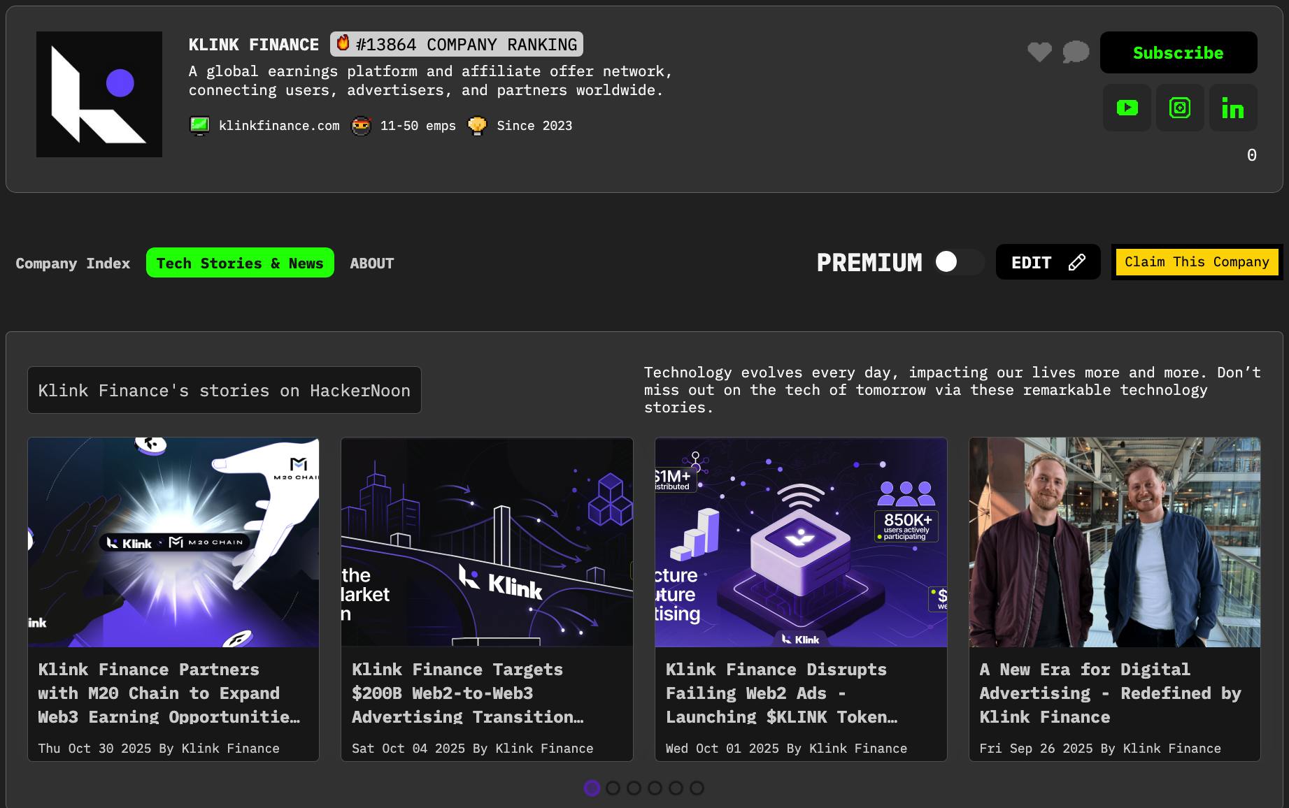 Meet Klink Finance: HackerNoon Company of the Week | HackerNoon