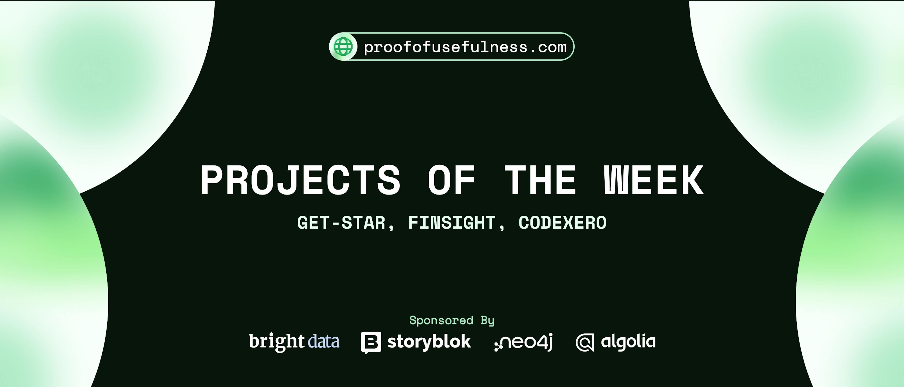 featured image - HackerNoon Projects of the Week: Get-Star, FinSight and CodeXero