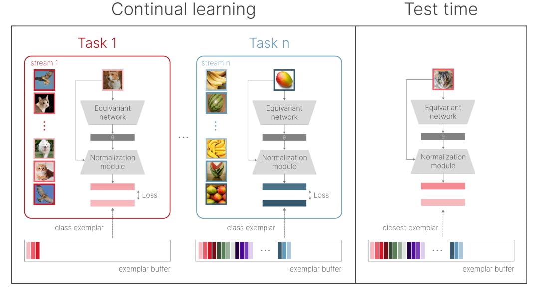 Disentangled Continual Learning: Separating Memory Edits from Model Updates