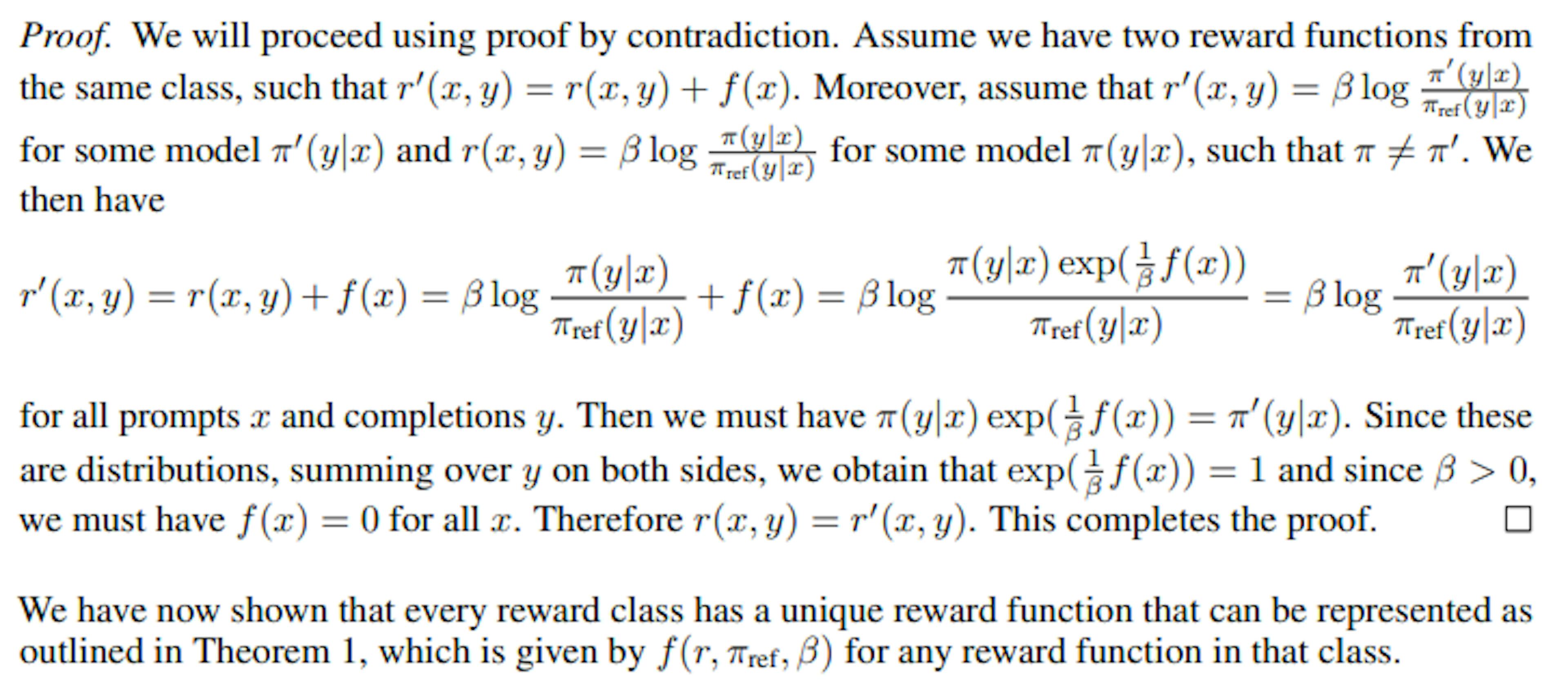 Analyzing Reward Functions and Equivalence Classes