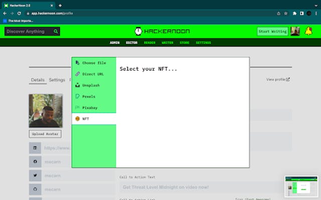 The Identity Hexagon: How to Use an NFT as Your HackerNoon Profile ...