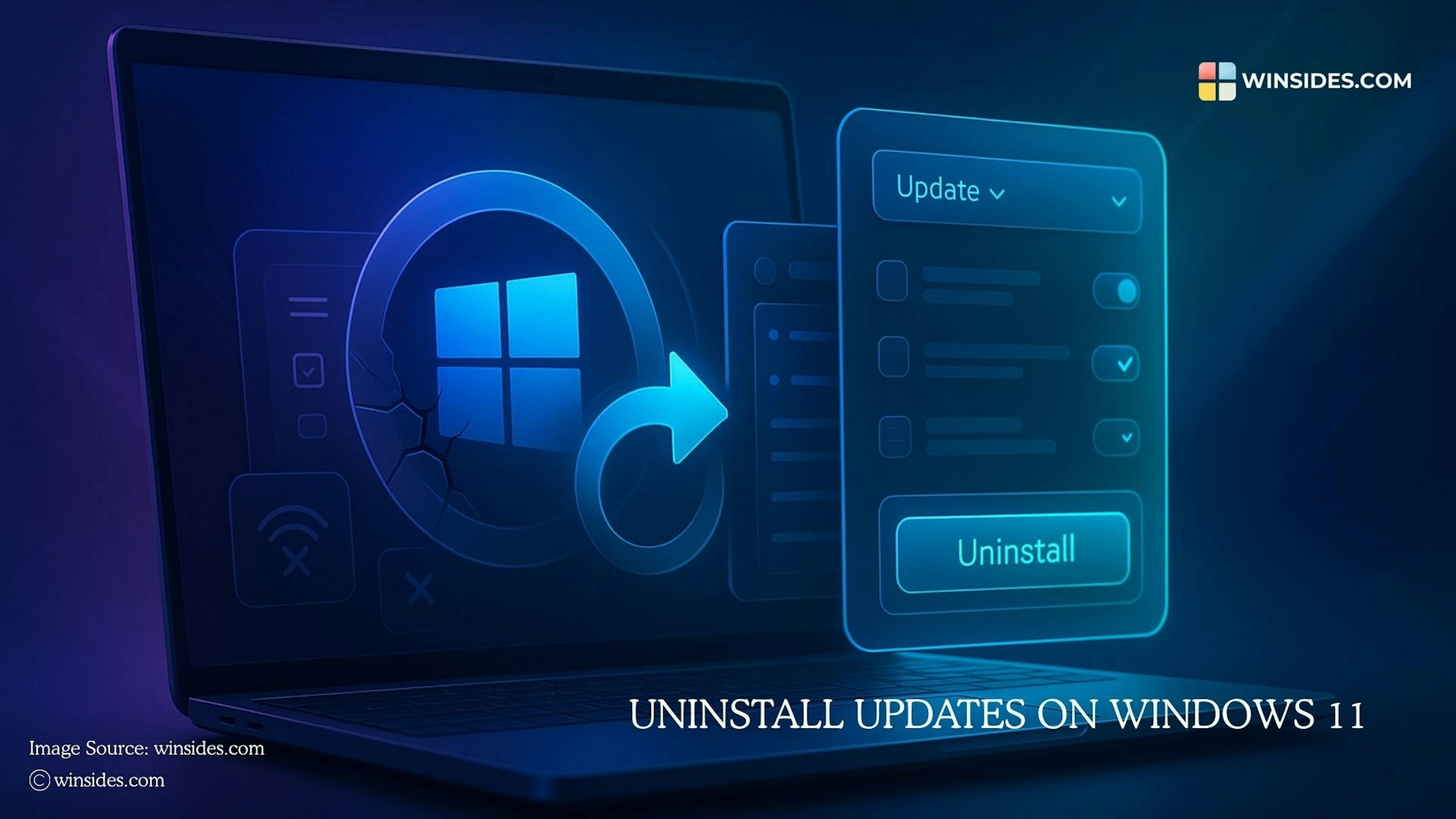 featured image - How to Uninstall Windows 11 Updates When a Patch Breaks Your System